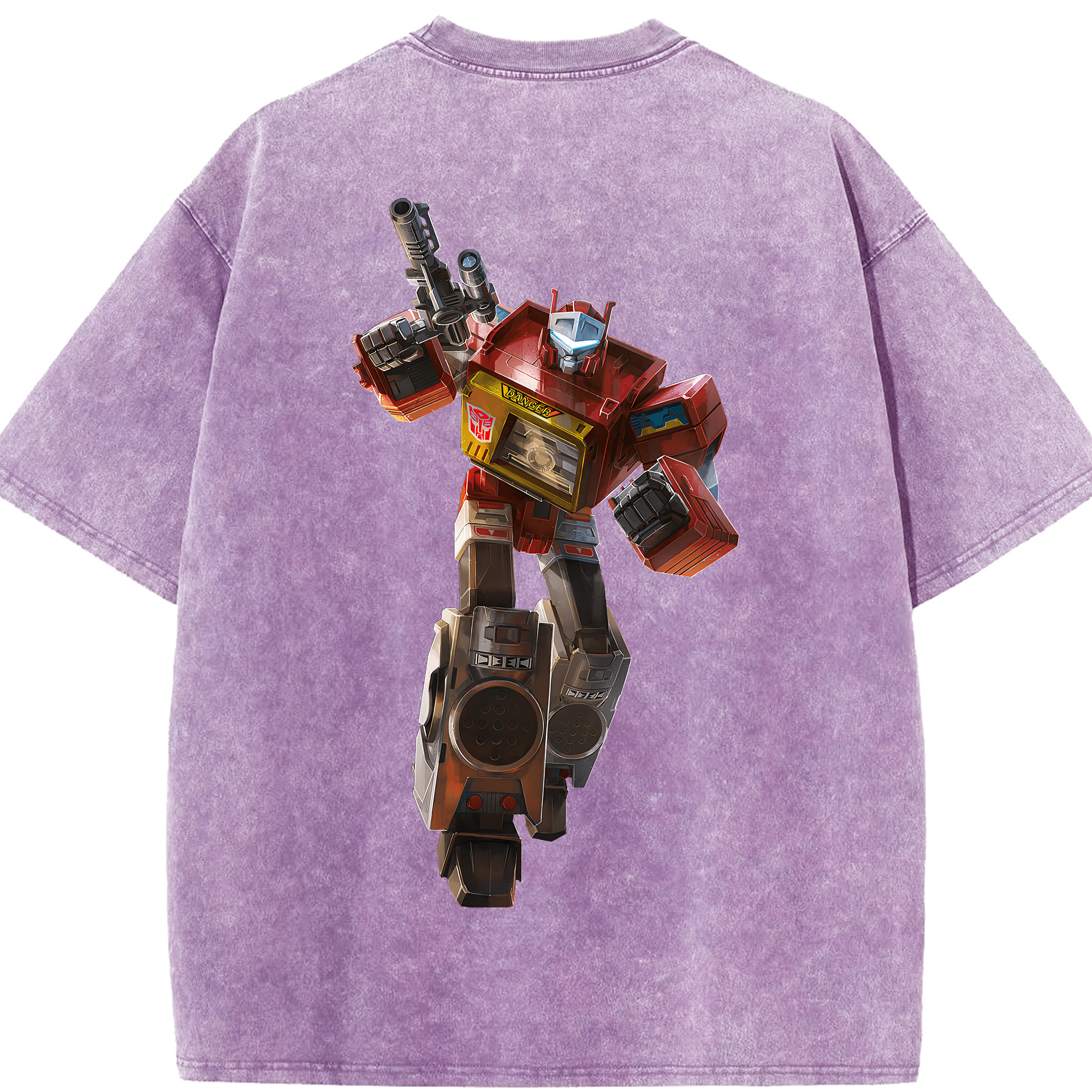 （画像用） Transformers トランスフォーマー 綿100% ヴィンテージ風 半袖Tシャツ（背面プリント）