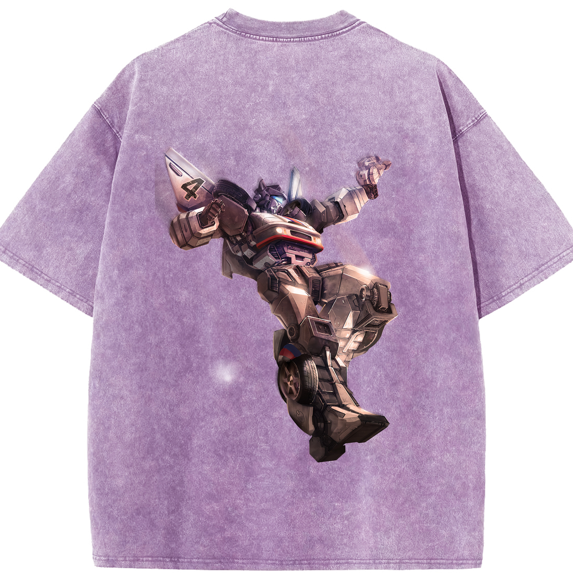 （画像用） Transformers トランスフォーマー 綿100% ヴィンテージ風 半袖Tシャツ（背面プリント）