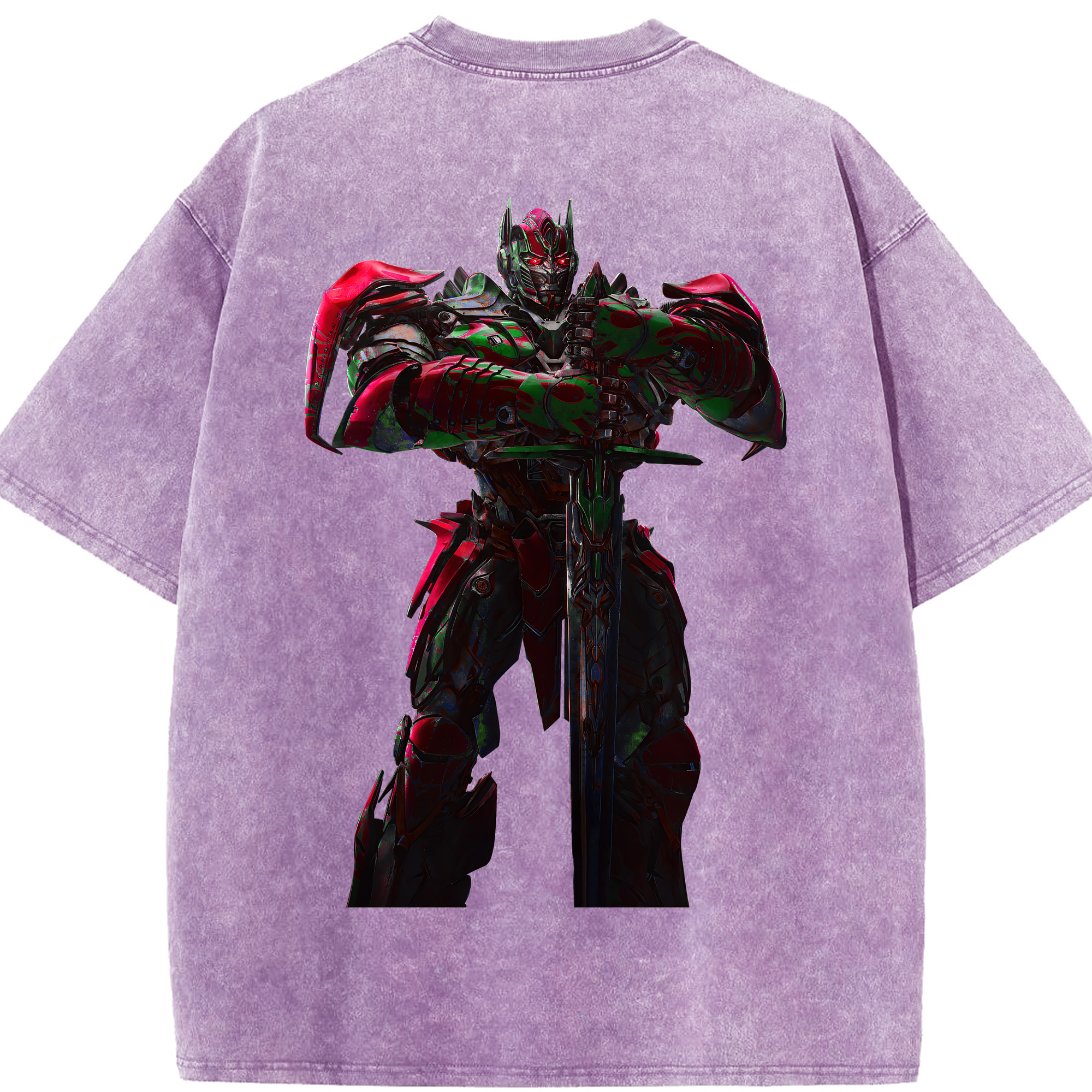 （画像用） Transformers トランスフォーマー 綿100% ヴィンテージ風 半袖Tシャツ（背面プリント）