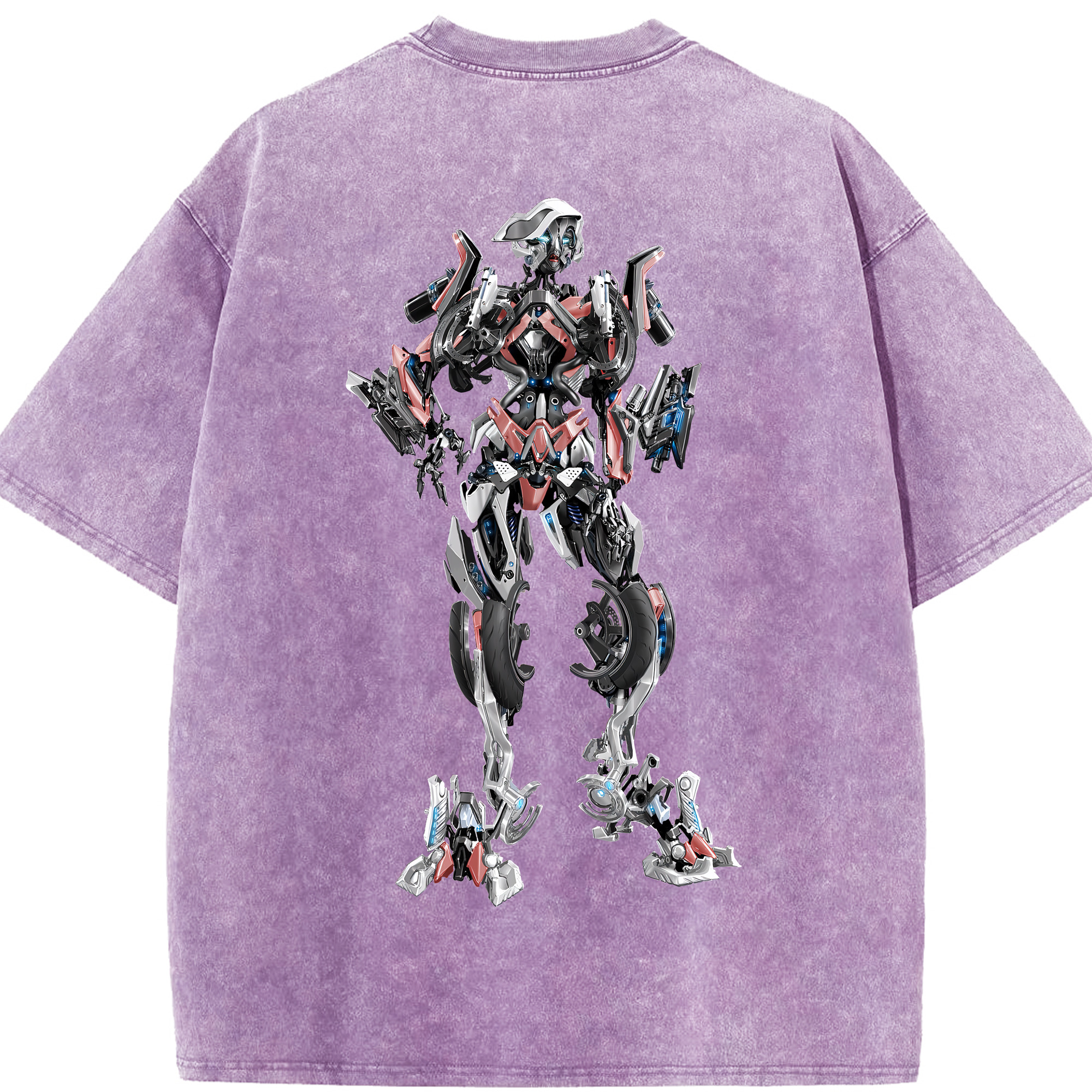 （画像用） Transformers トランスフォーマー 綿100% ヴィンテージ風 半袖Tシャツ（背面プリント）