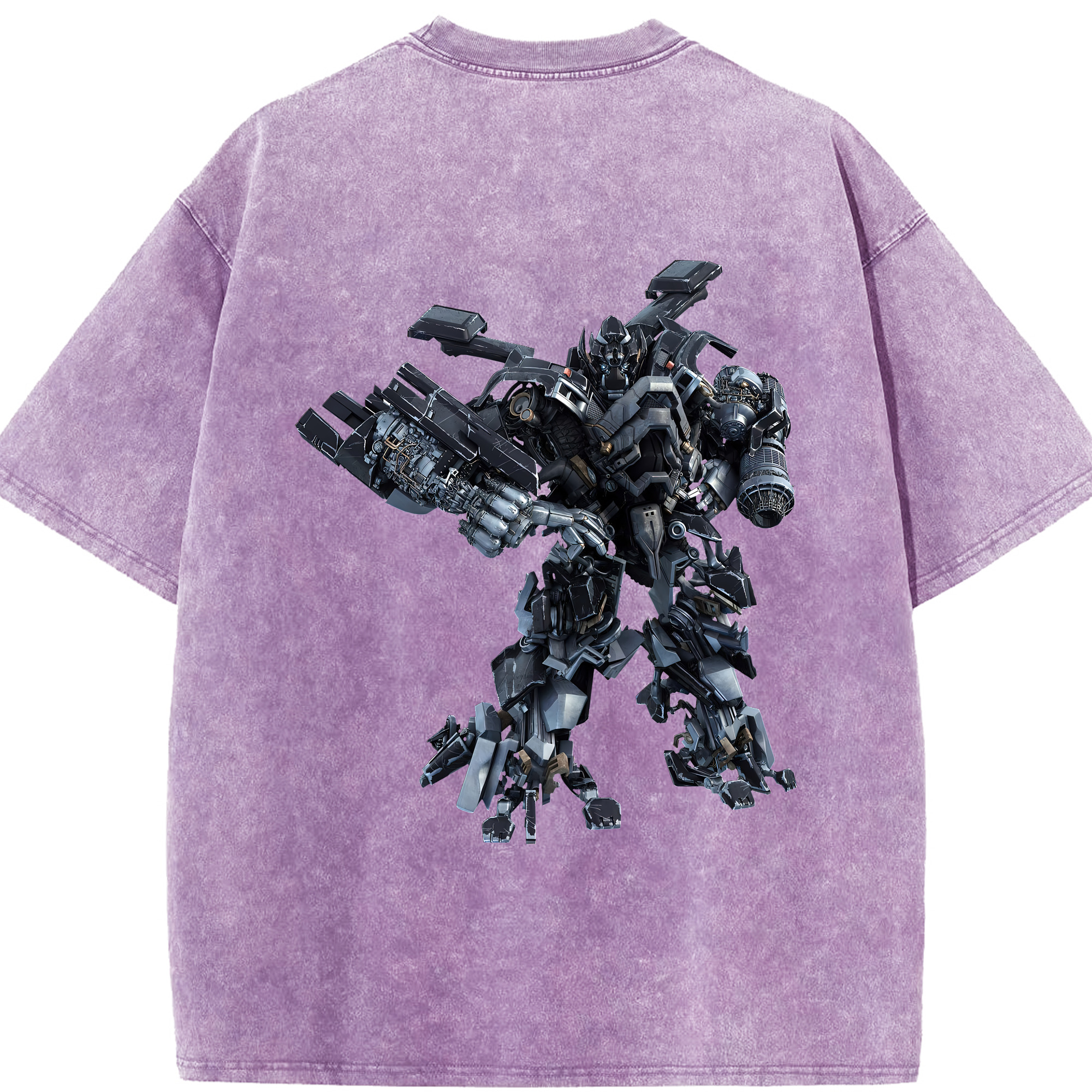 （画像用） Transformers トランスフォーマー 綿100% ヴィンテージ風 半袖Tシャツ（背面プリント）