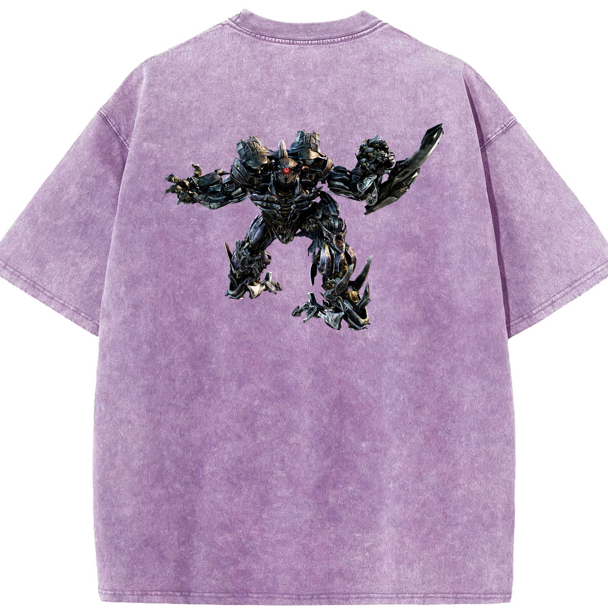 （画像用） Transformers トランスフォーマー 綿100% ヴィンテージ風 半袖Tシャツ（背面プリント）