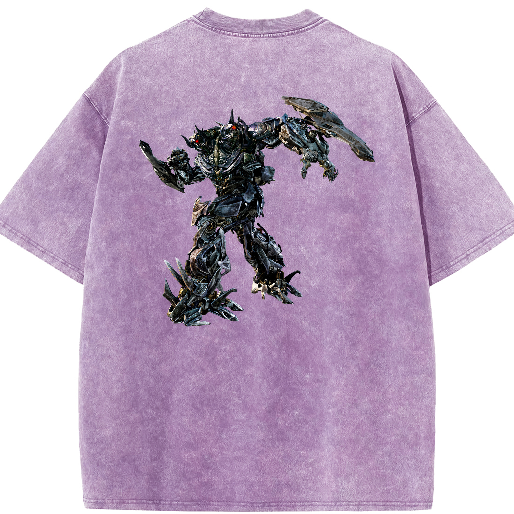 （画像用） Transformers トランスフォーマー 綿100% ヴィンテージ風 半袖Tシャツ（背面プリント）