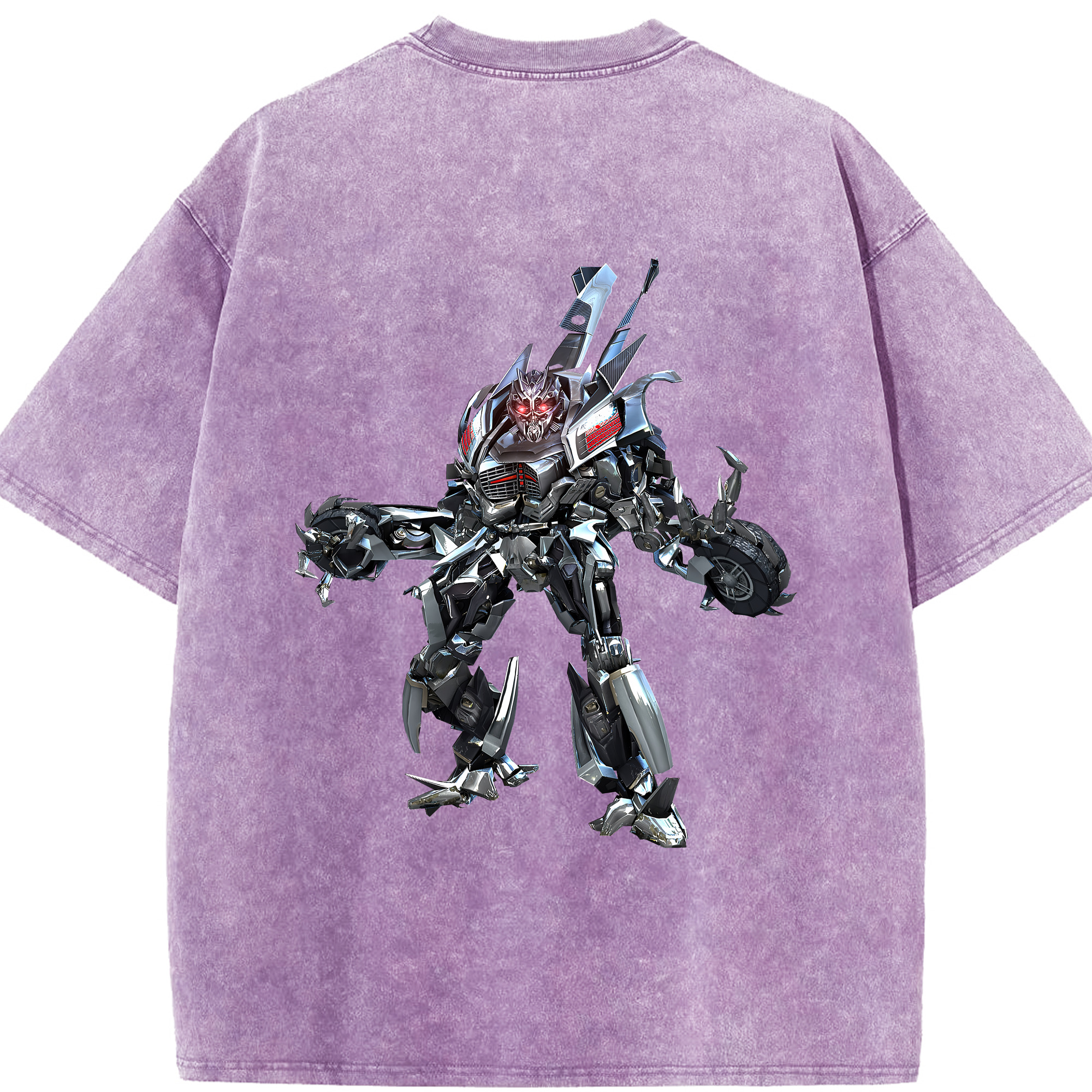 （画像用） Transformers トランスフォーマー 綿100% ヴィンテージ風 半袖Tシャツ（背面プリント）