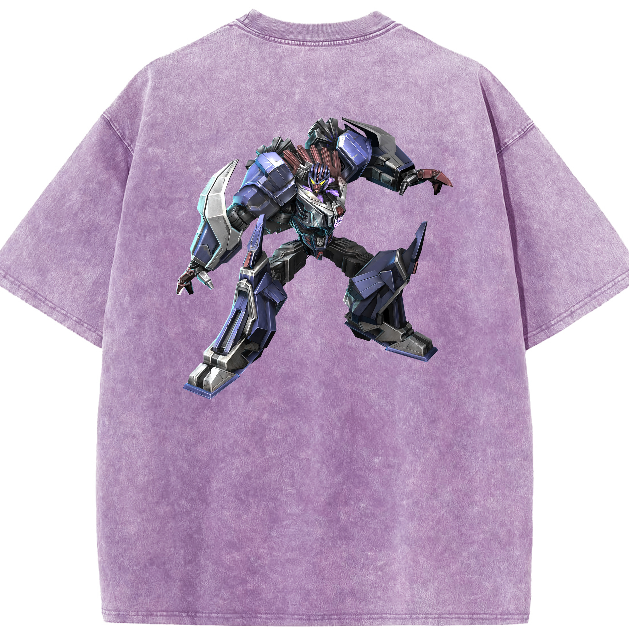 （画像用） Transformers トランスフォーマー 綿100% ヴィンテージ風 半袖Tシャツ（背面プリント）