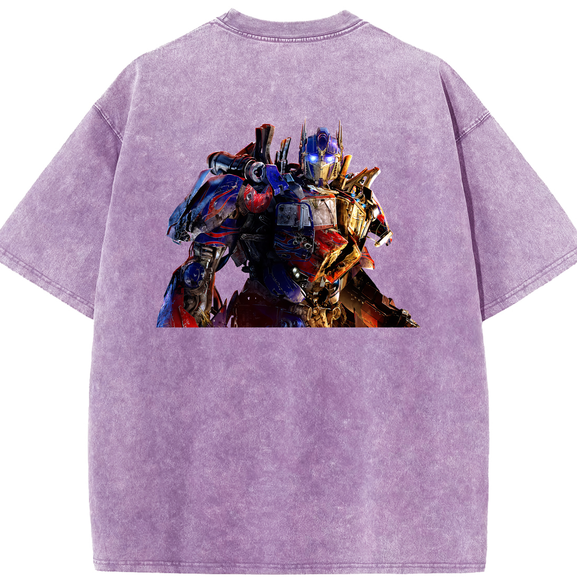 （画像用） Transformers トランスフォーマー 綿100% ヴィンテージ風 半袖Tシャツ（背面プリント）
