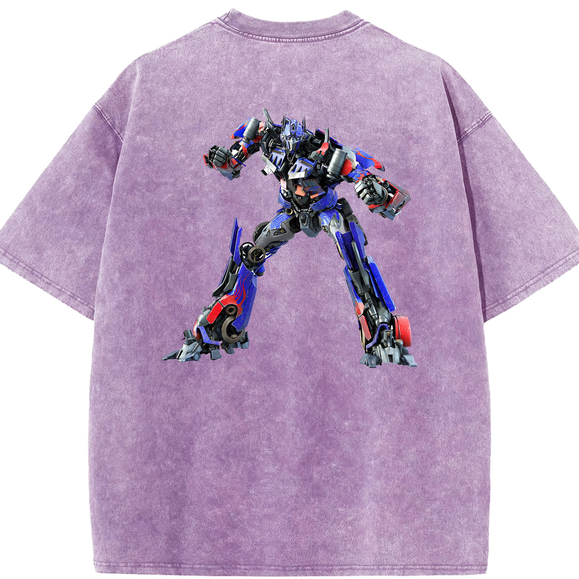 （画像用） Transformers トランスフォーマー 綿100% ヴィンテージ風 半袖Tシャツ（背面プリント）