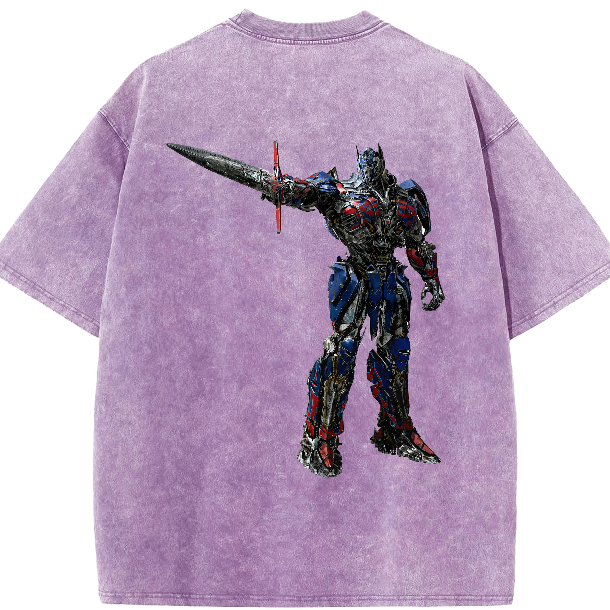 （画像用） Transformers トランスフォーマー 綿100% ヴィンテージ風 半袖Tシャツ（背面プリント）