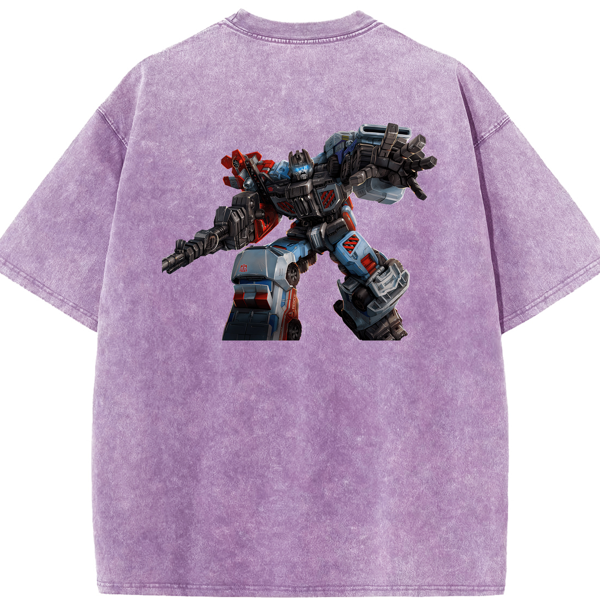 （画像用） Transformers トランスフォーマー 綿100% ヴィンテージ風 半袖Tシャツ（背面プリント）