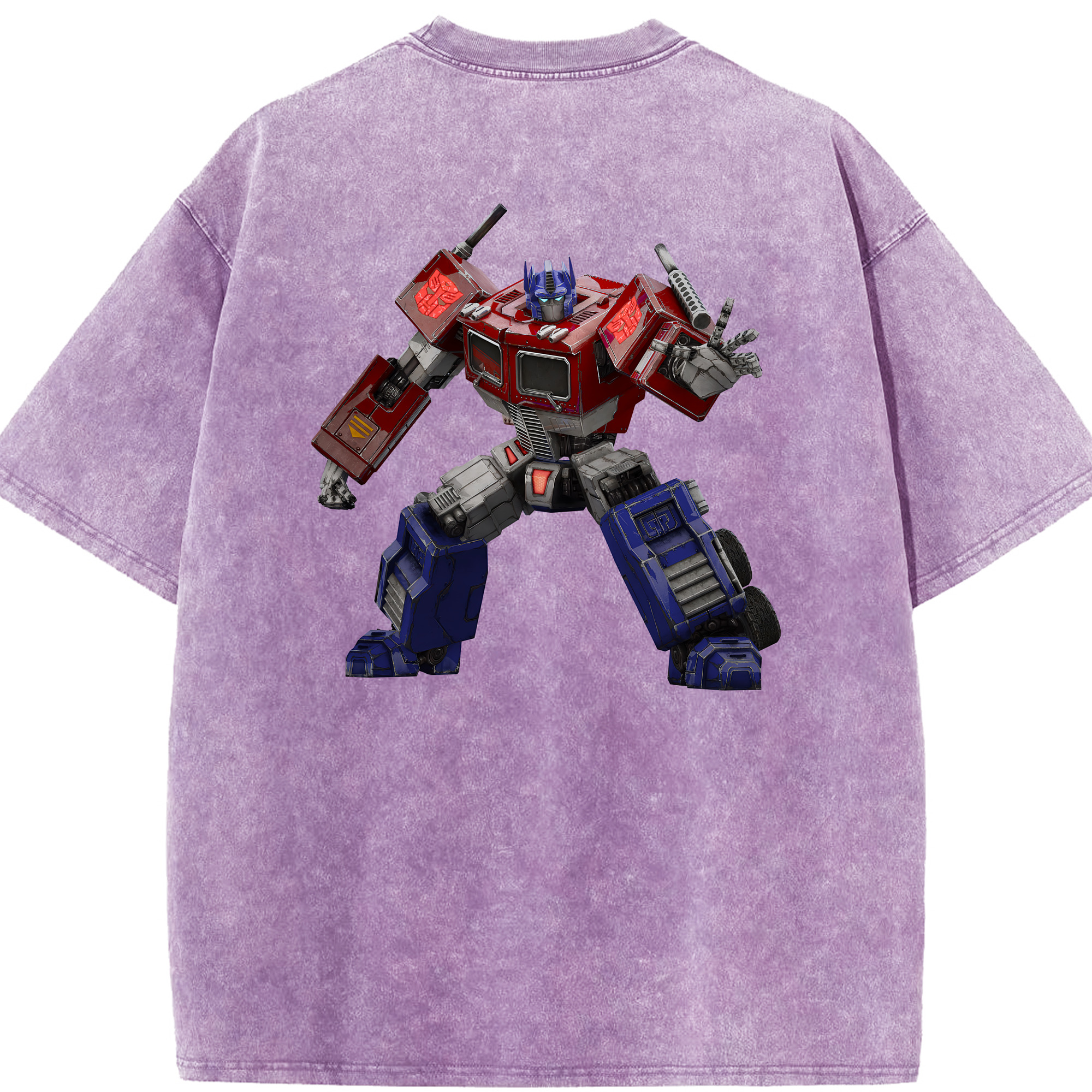 （画像用） Transformers トランスフォーマー 綿100% ヴィンテージ風 半袖Tシャツ（背面プリント）