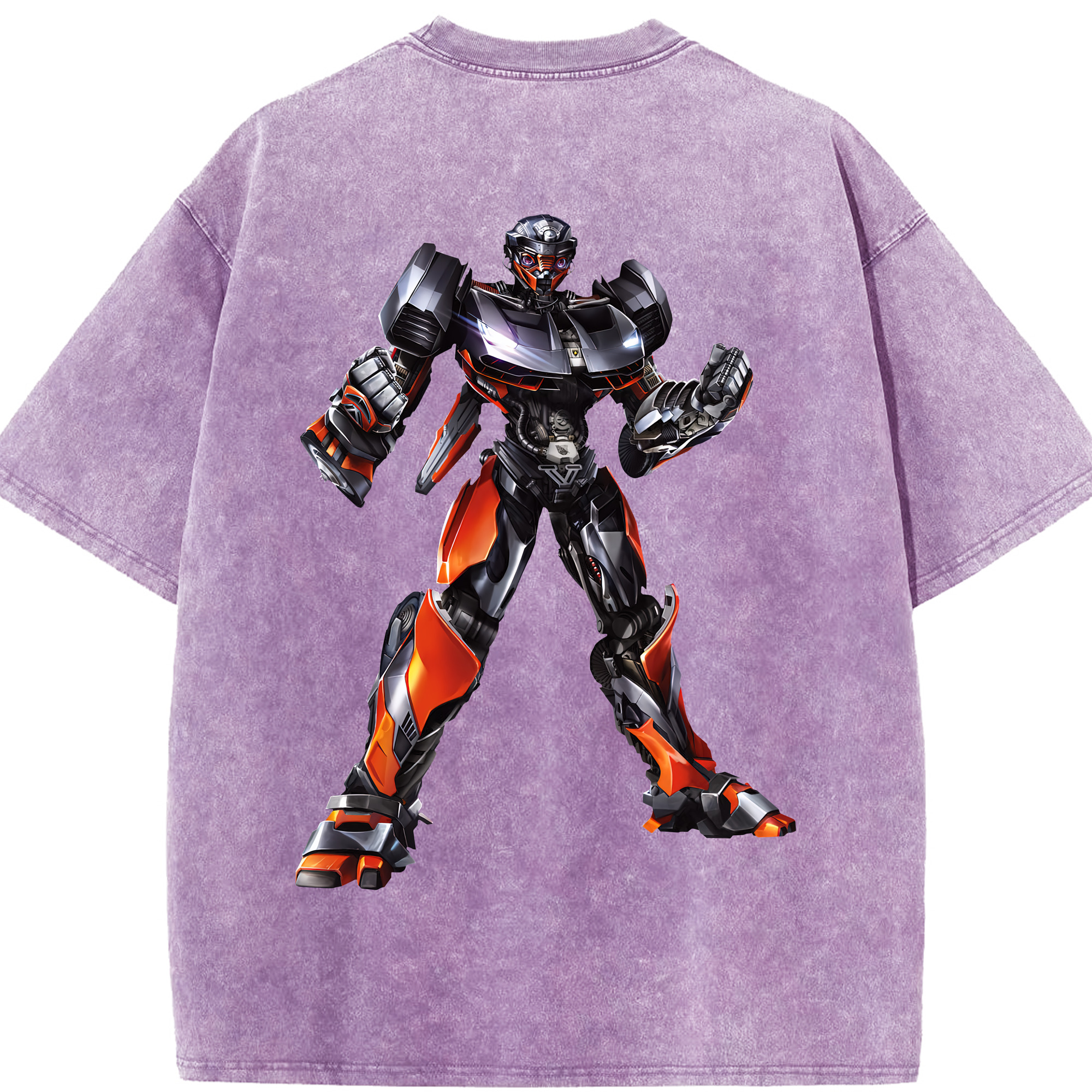 （画像用） Transformers トランスフォーマー 綿100% ヴィンテージ風 半袖Tシャツ（背面プリント）