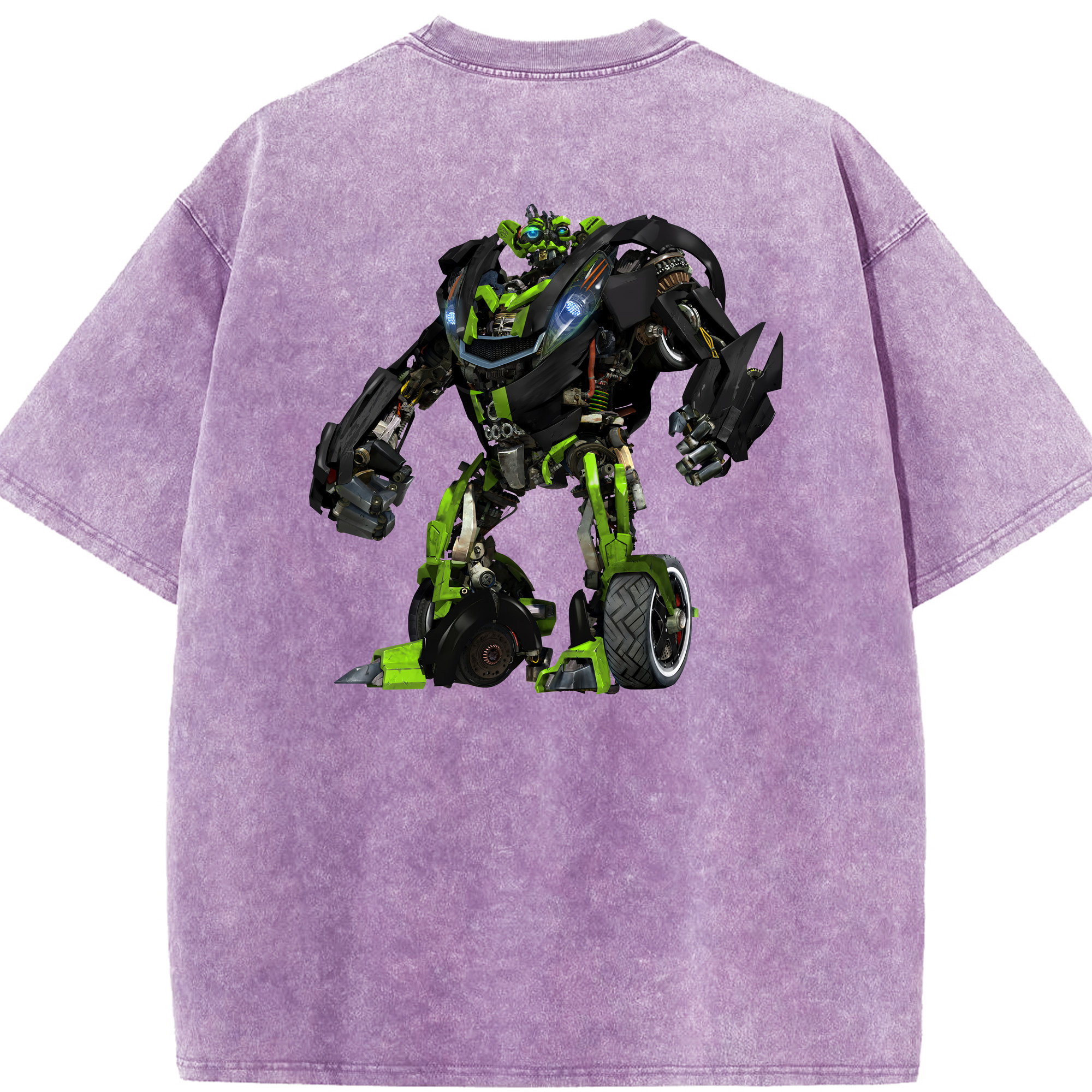 （画像用） Transformers トランスフォーマー 綿100% ヴィンテージ風 半袖Tシャツ（背面プリント）