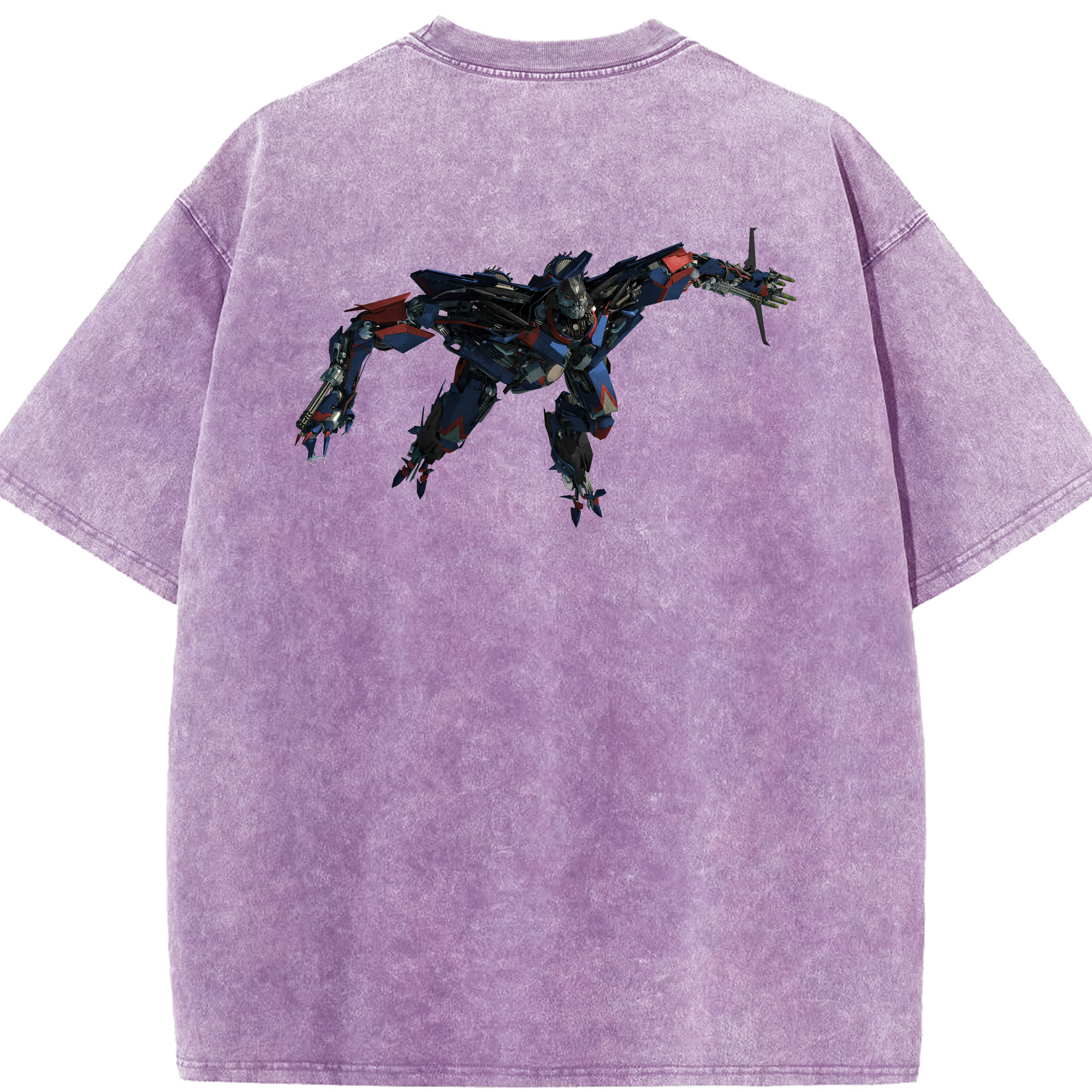 （画像用） Transformers トランスフォーマー 綿100% ヴィンテージ風 半袖Tシャツ（背面プリント）