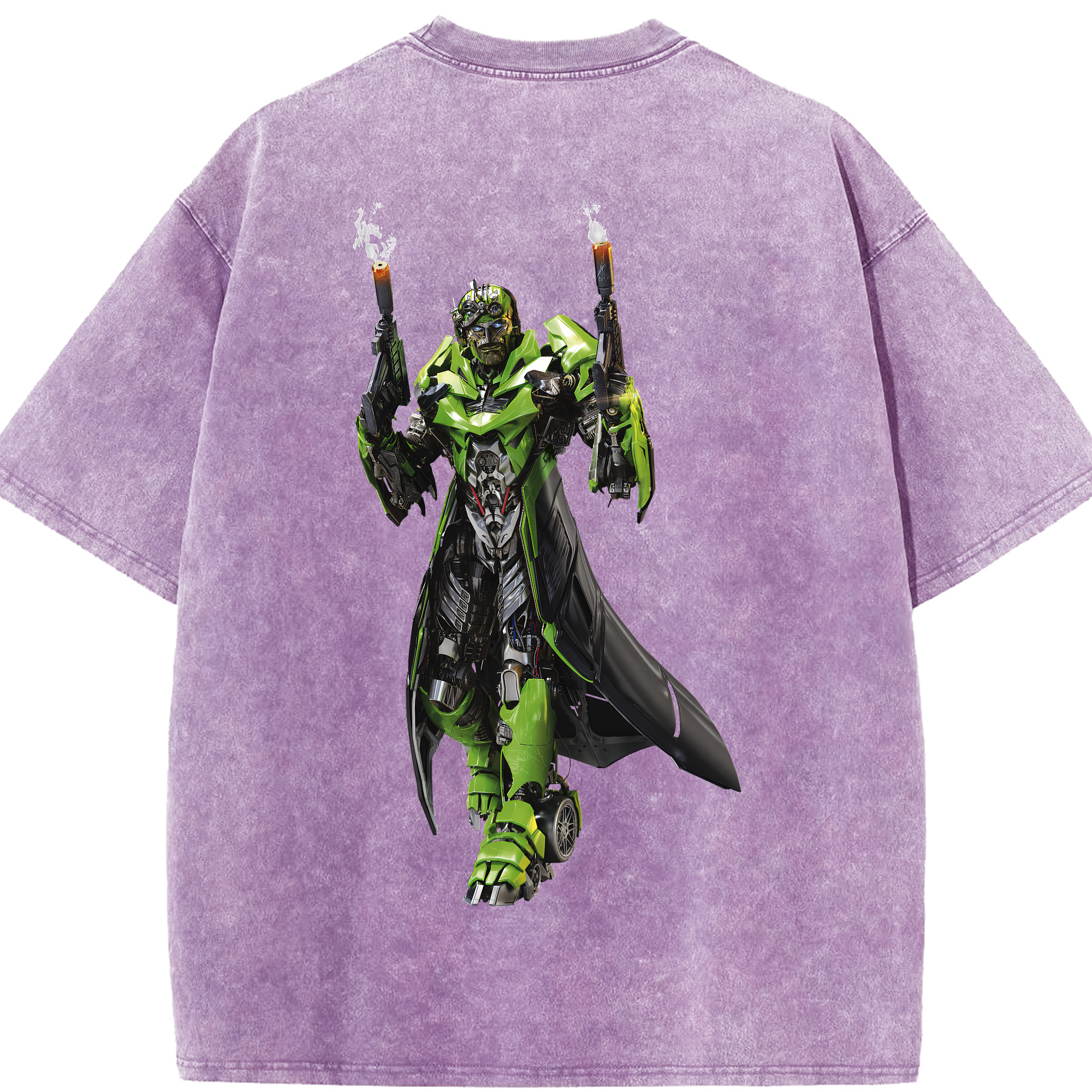 （画像用） Transformers トランスフォーマー 綿100% ヴィンテージ風 半袖Tシャツ（背面プリント）