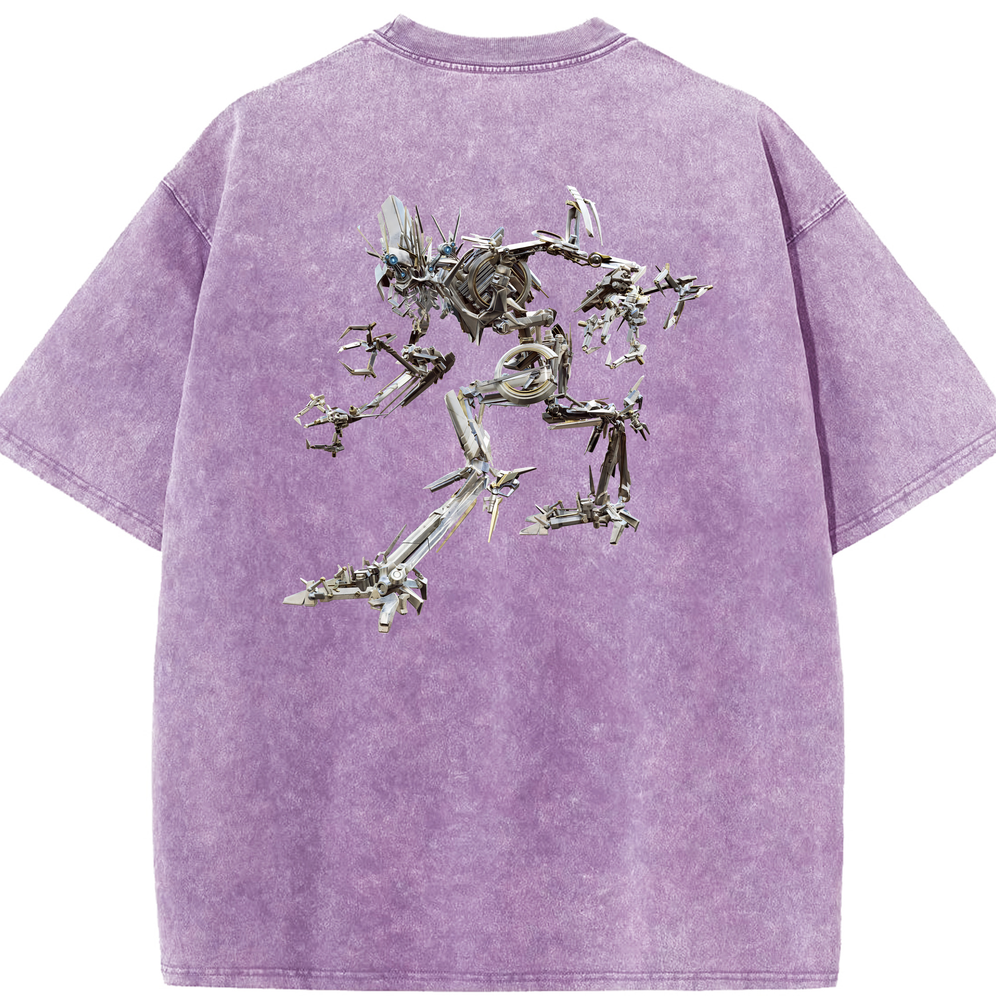 （画像用） Transformers トランスフォーマー 綿100% ヴィンテージ風 半袖Tシャツ（背面プリント）