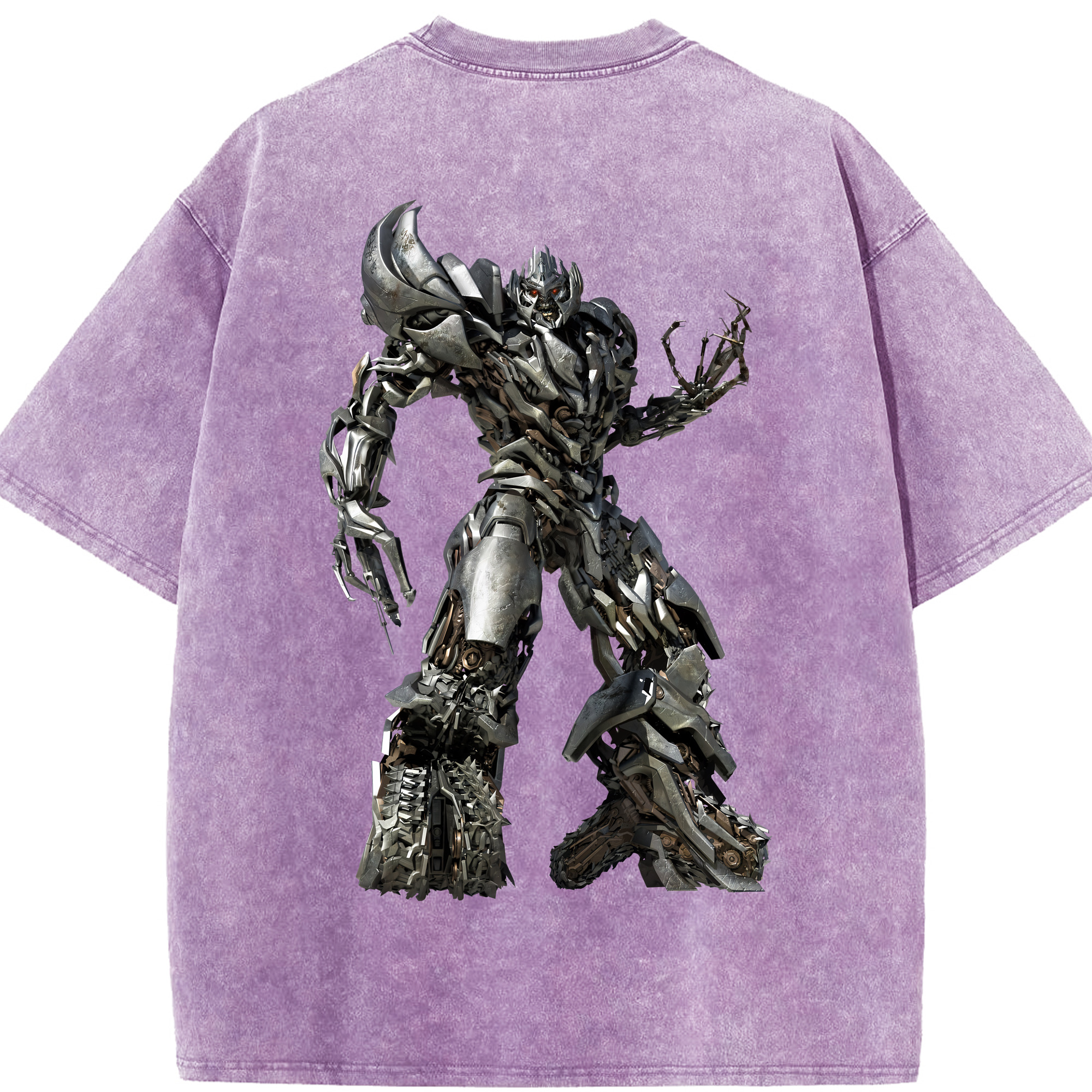 （画像用） Transformers トランスフォーマー 綿100% ヴィンテージ風 半袖Tシャツ（背面プリント）