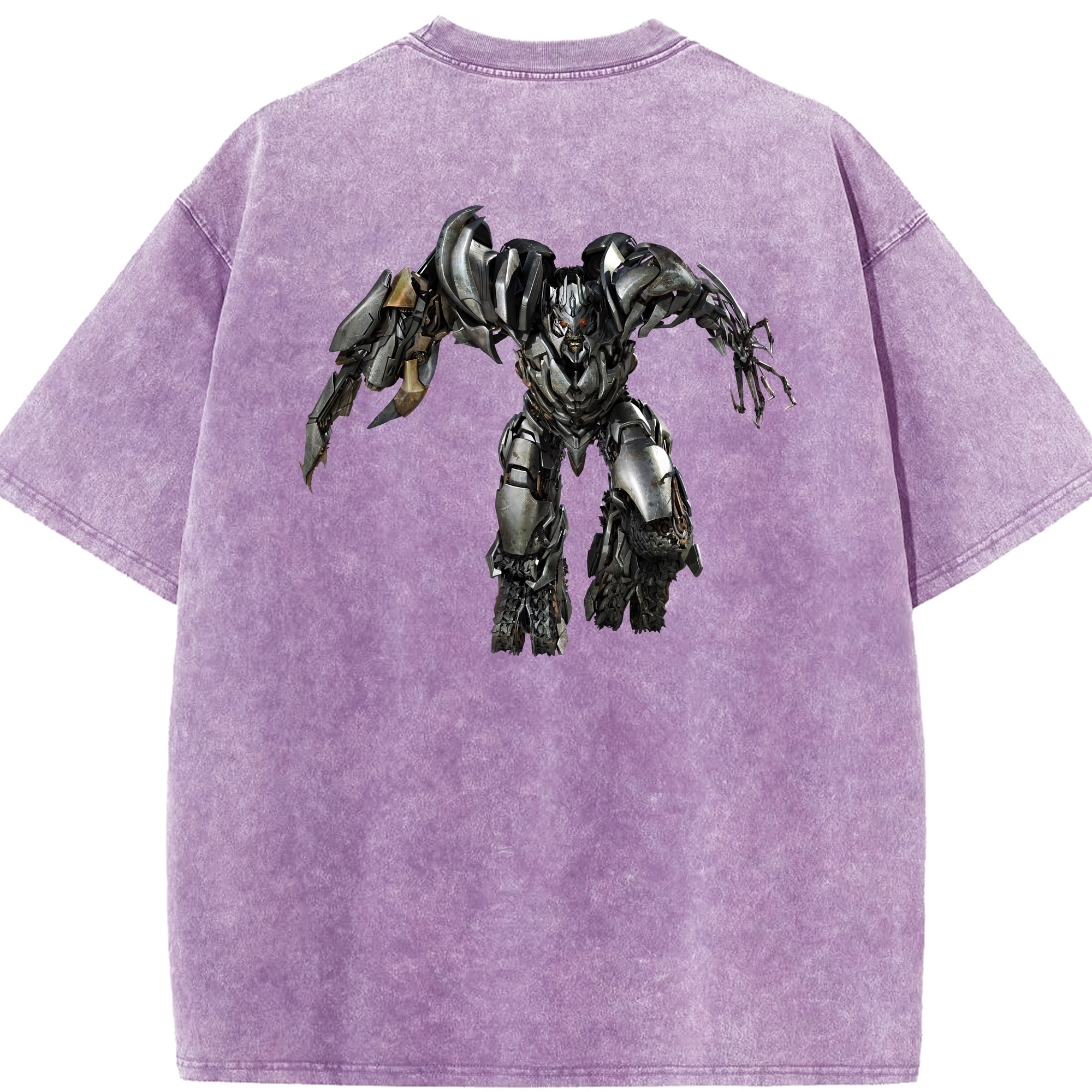 （画像用） Transformers トランスフォーマー 綿100% ヴィンテージ風 半袖Tシャツ（背面プリント）