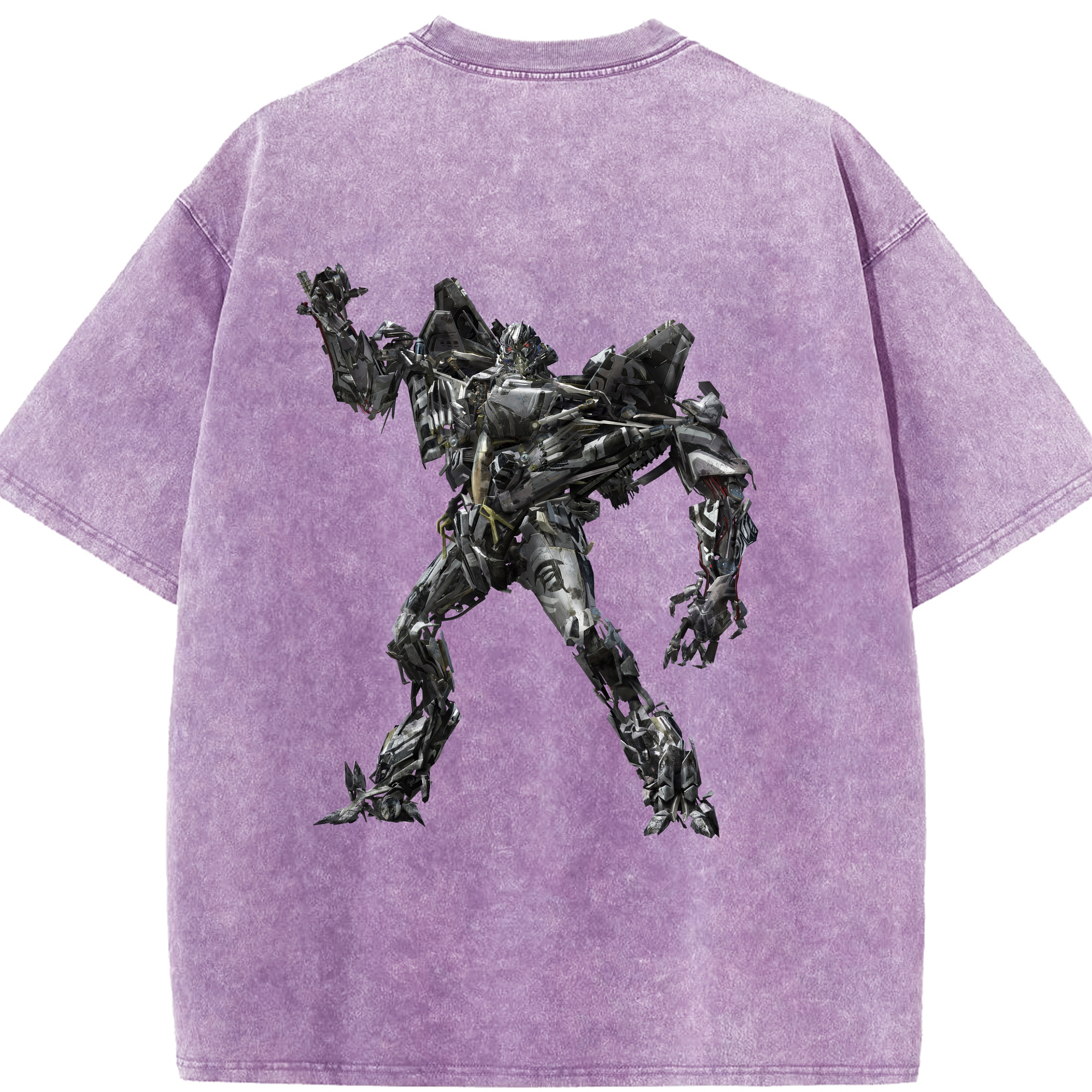 （画像用） Transformers トランスフォーマー 綿100% ヴィンテージ風 半袖Tシャツ（背面プリント）