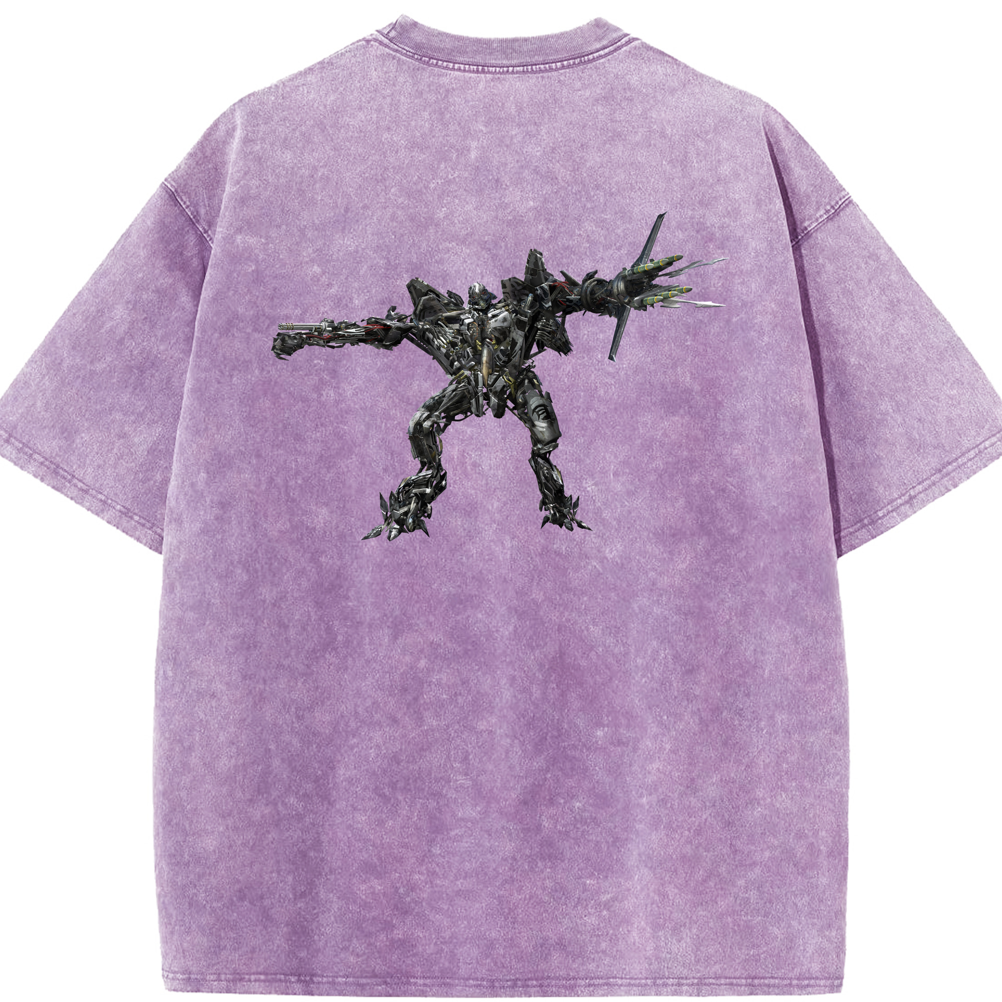 （画像用） Transformers トランスフォーマー 綿100% ヴィンテージ風 半袖Tシャツ（背面プリント）