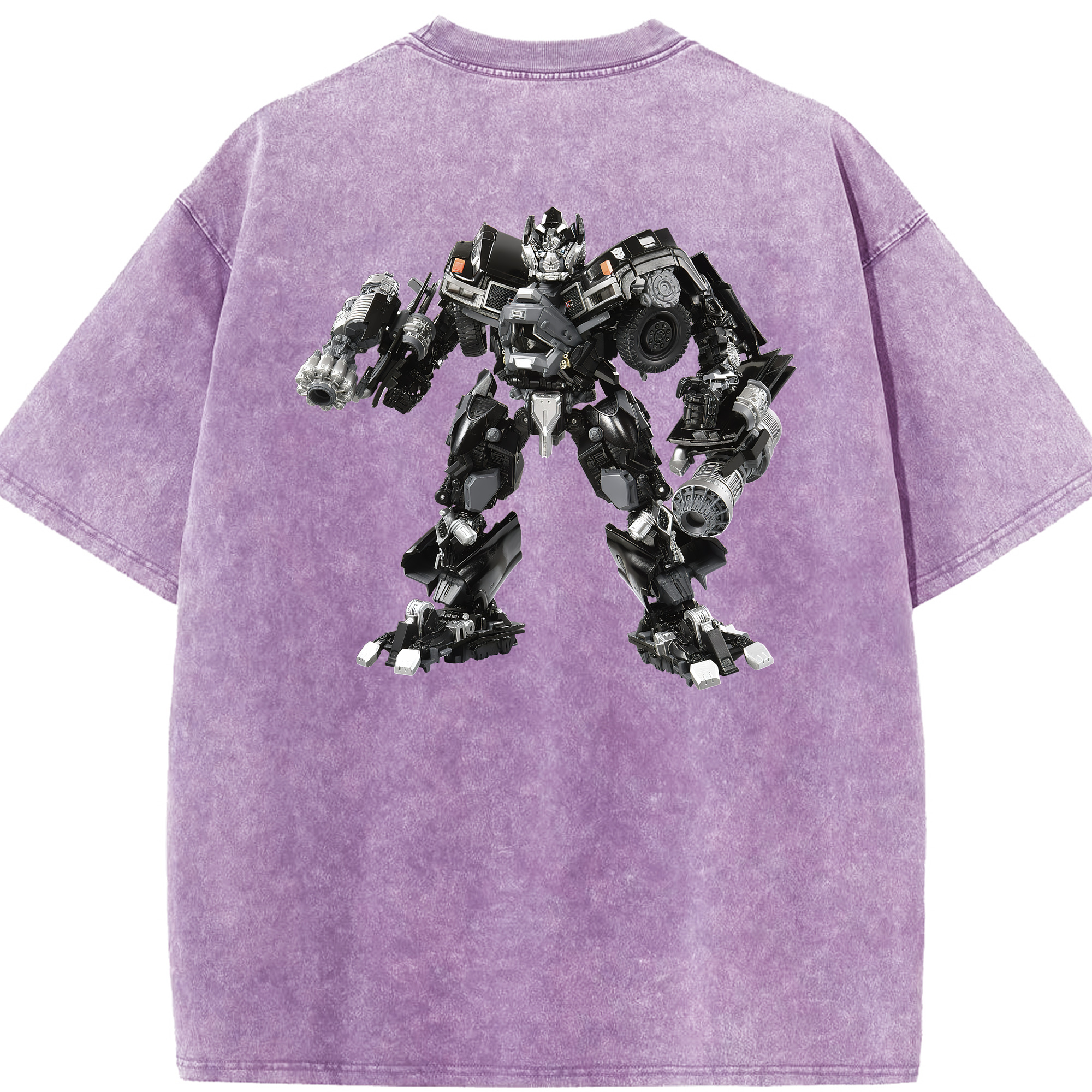 （画像用） Transformers トランスフォーマー 綿100% ヴィンテージ風 半袖Tシャツ（背面プリント）