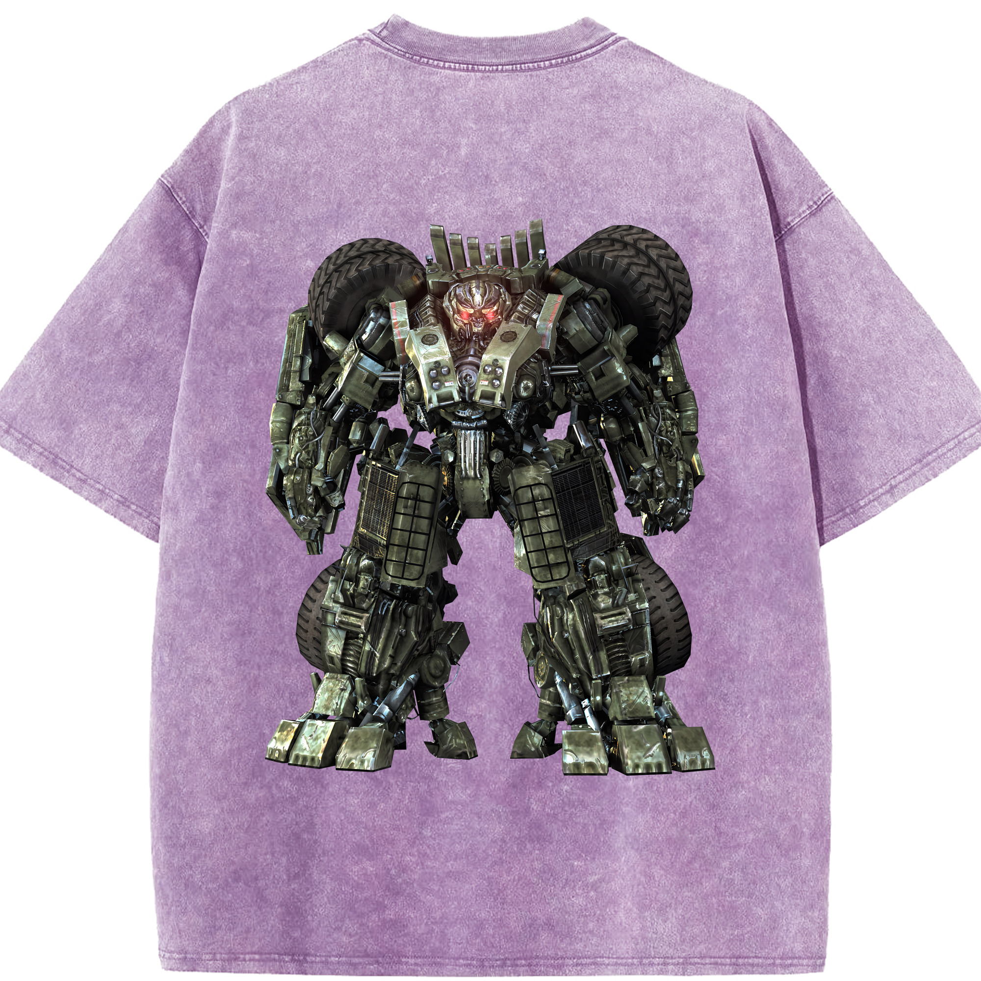 （画像用） Transformers トランスフォーマー 綿100% ヴィンテージ風 半袖Tシャツ（背面プリント）