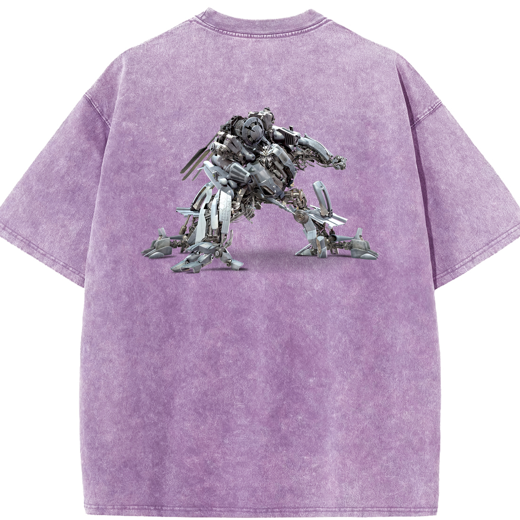 （画像用） Transformers トランスフォーマー 綿100% ヴィンテージ風 半袖Tシャツ（背面プリント）