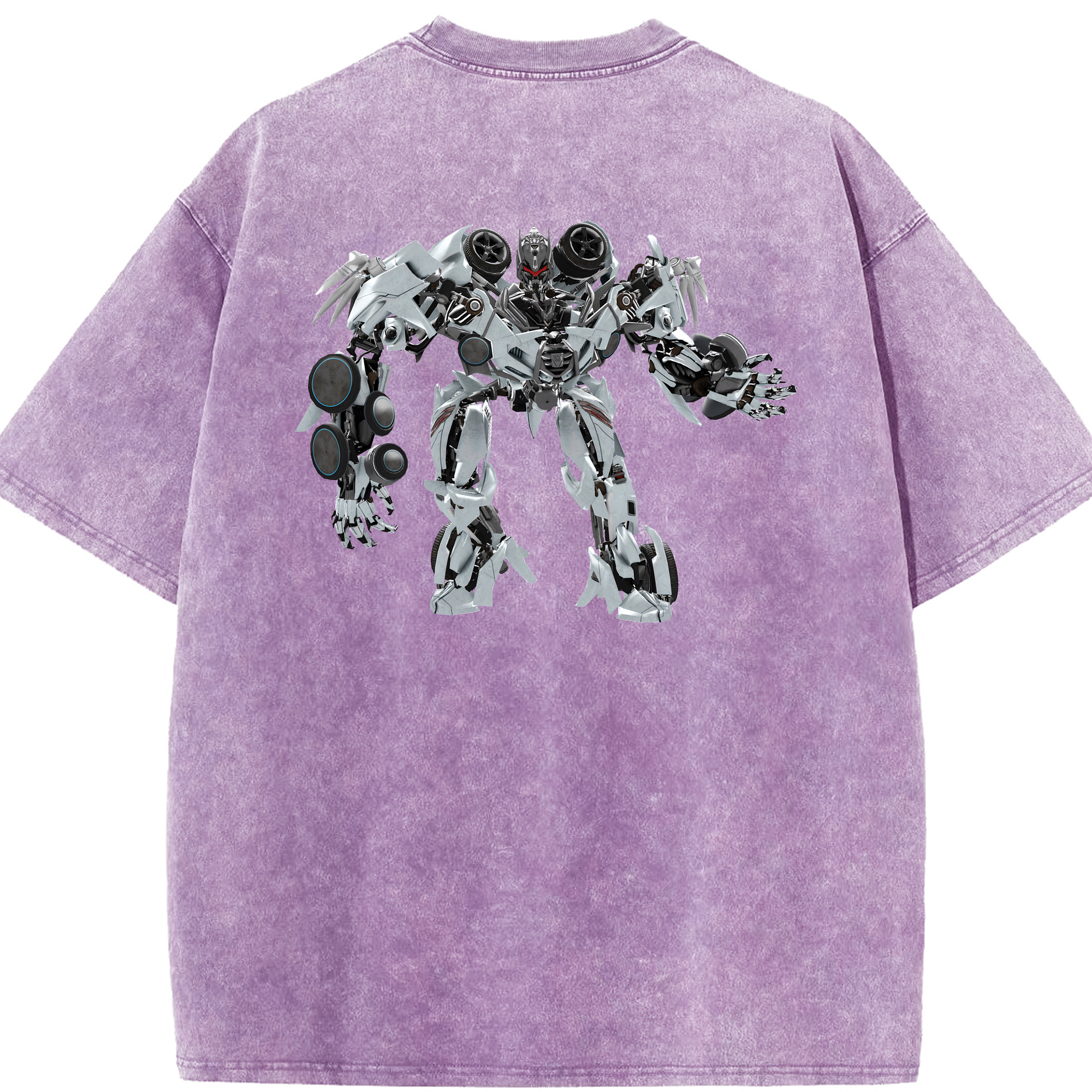 （画像用） Transformers トランスフォーマー 綿100% ヴィンテージ風 半袖Tシャツ（背面プリント）