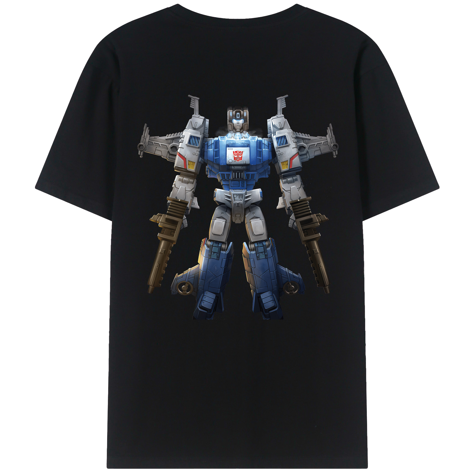 （画像用） Transformers トランスフォーマー 綿100％ メンズ半袖Tシャツ（バックプリント） 通気性