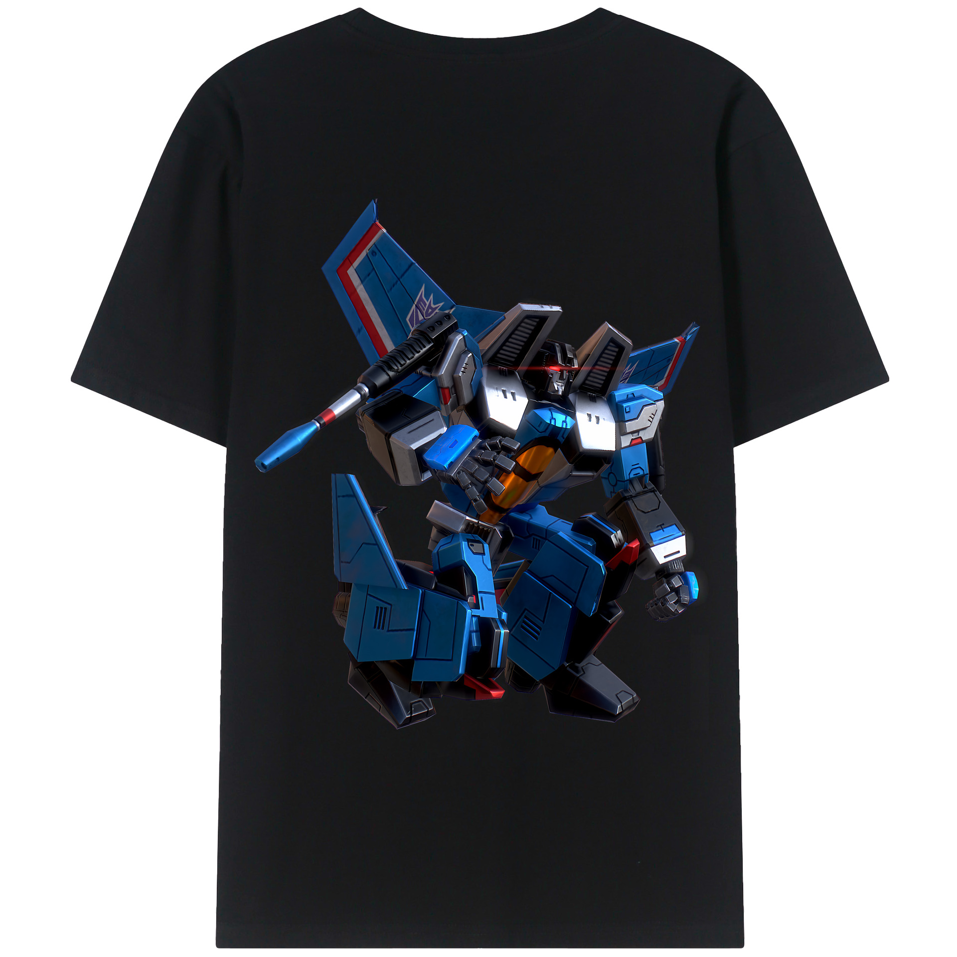 （画像用） Transformers トランスフォーマー 綿100％ メンズ半袖Tシャツ（バックプリント） 通気性