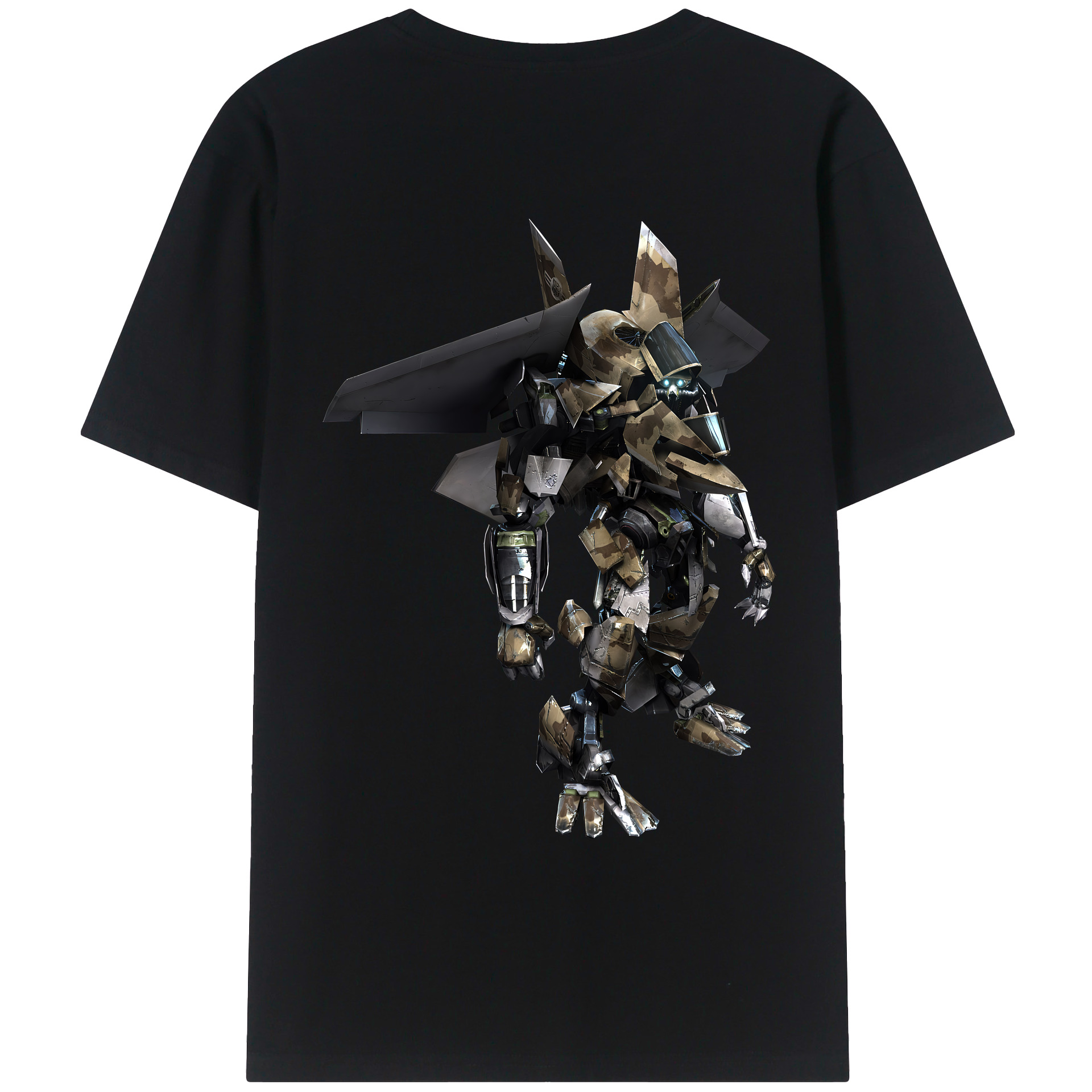 （画像用） Transformers トランスフォーマー 綿100％ メンズ半袖Tシャツ（バックプリント） 通気性
