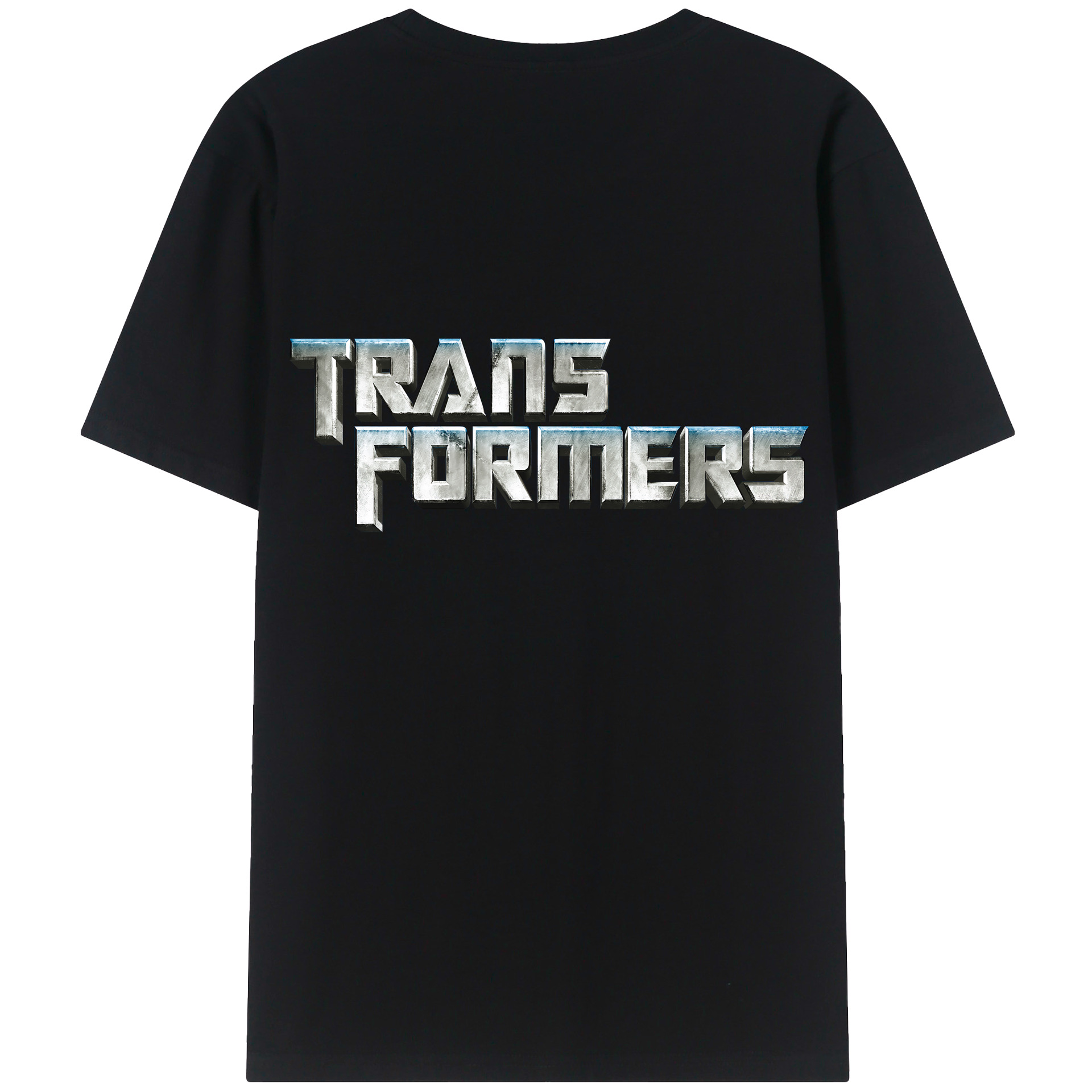 （画像用） Transformers トランスフォーマー 綿100％ メンズ半袖Tシャツ（バックプリント） 通気性