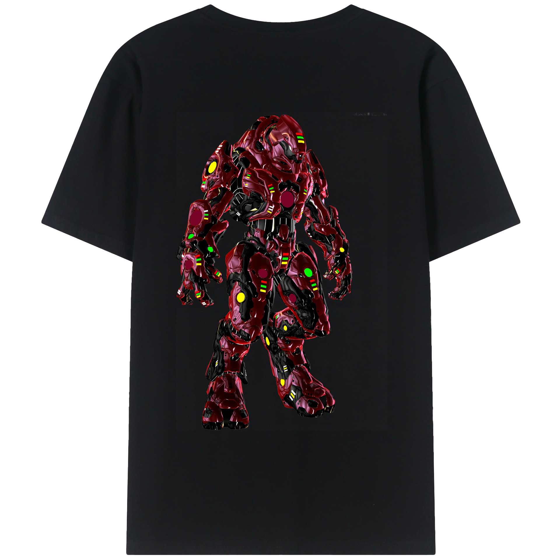 （画像用） Transformers トランスフォーマー 綿100％ メンズ半袖Tシャツ（バックプリント） 通気性