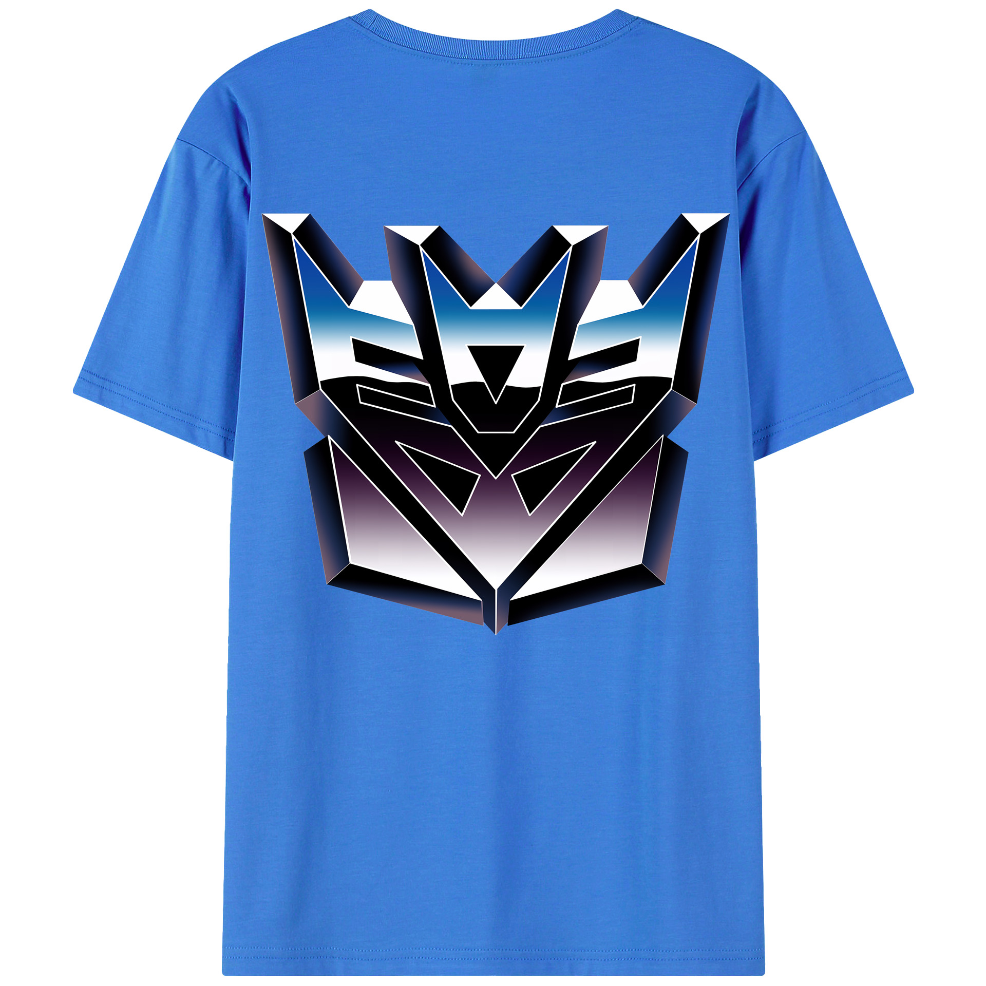 （画像用） Transformers トランスフォーマー 綿100％ メンズ半袖Tシャツ（バックプリント） 通気性