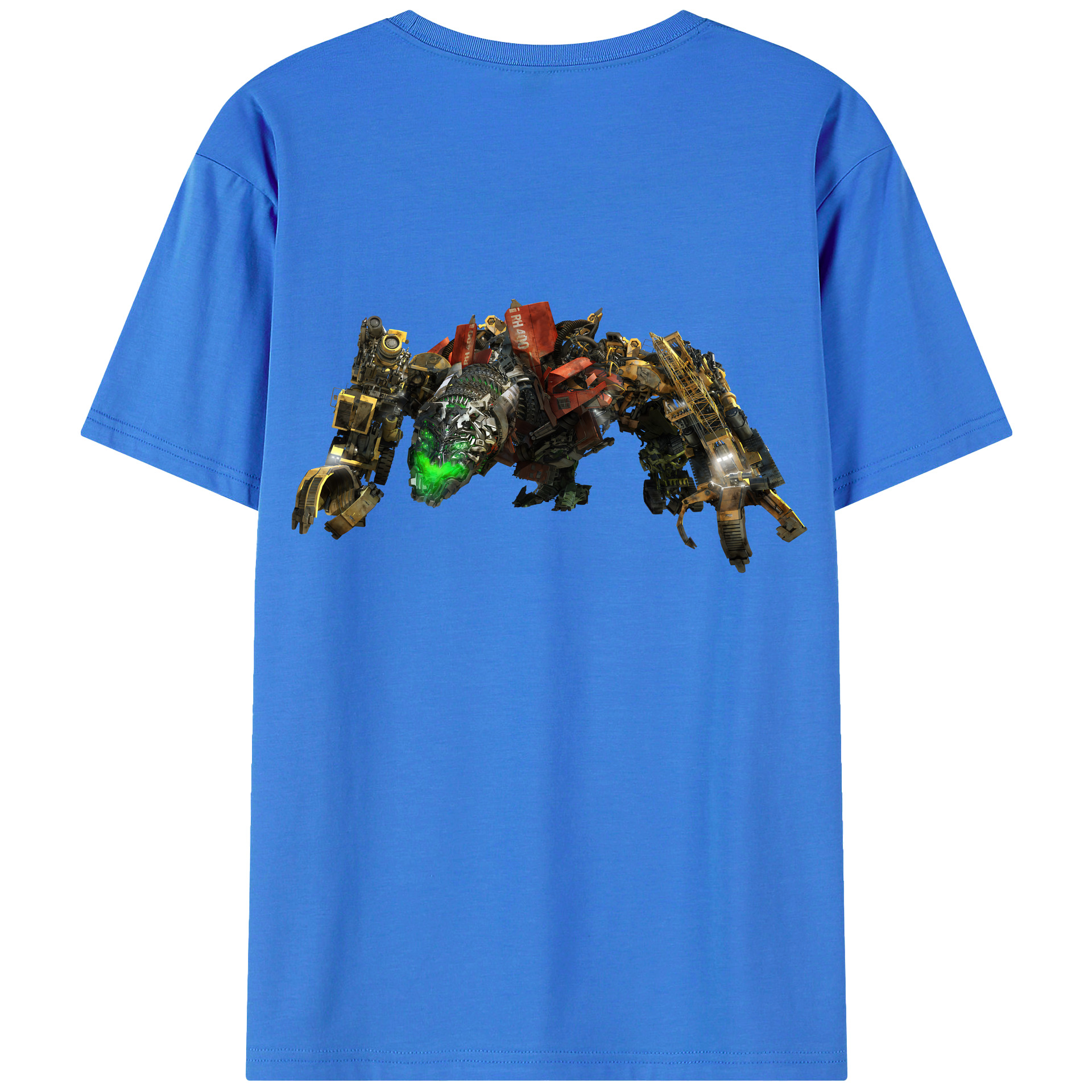 （画像用） Transformers トランスフォーマー 綿100％ メンズ半袖Tシャツ（バックプリント） 通気性