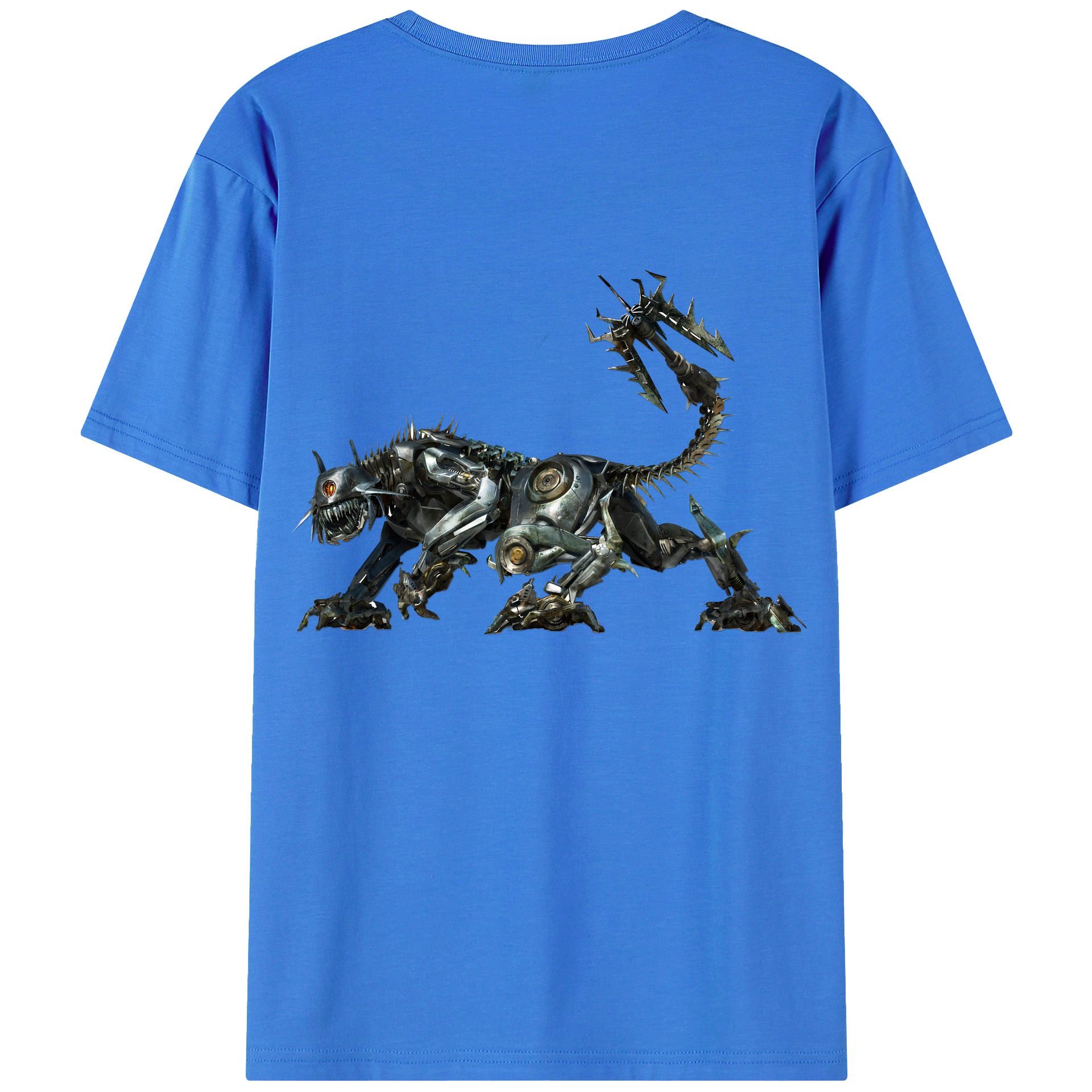 （画像用） Transformers トランスフォーマー 綿100％ メンズ半袖Tシャツ（バックプリント） 通気性