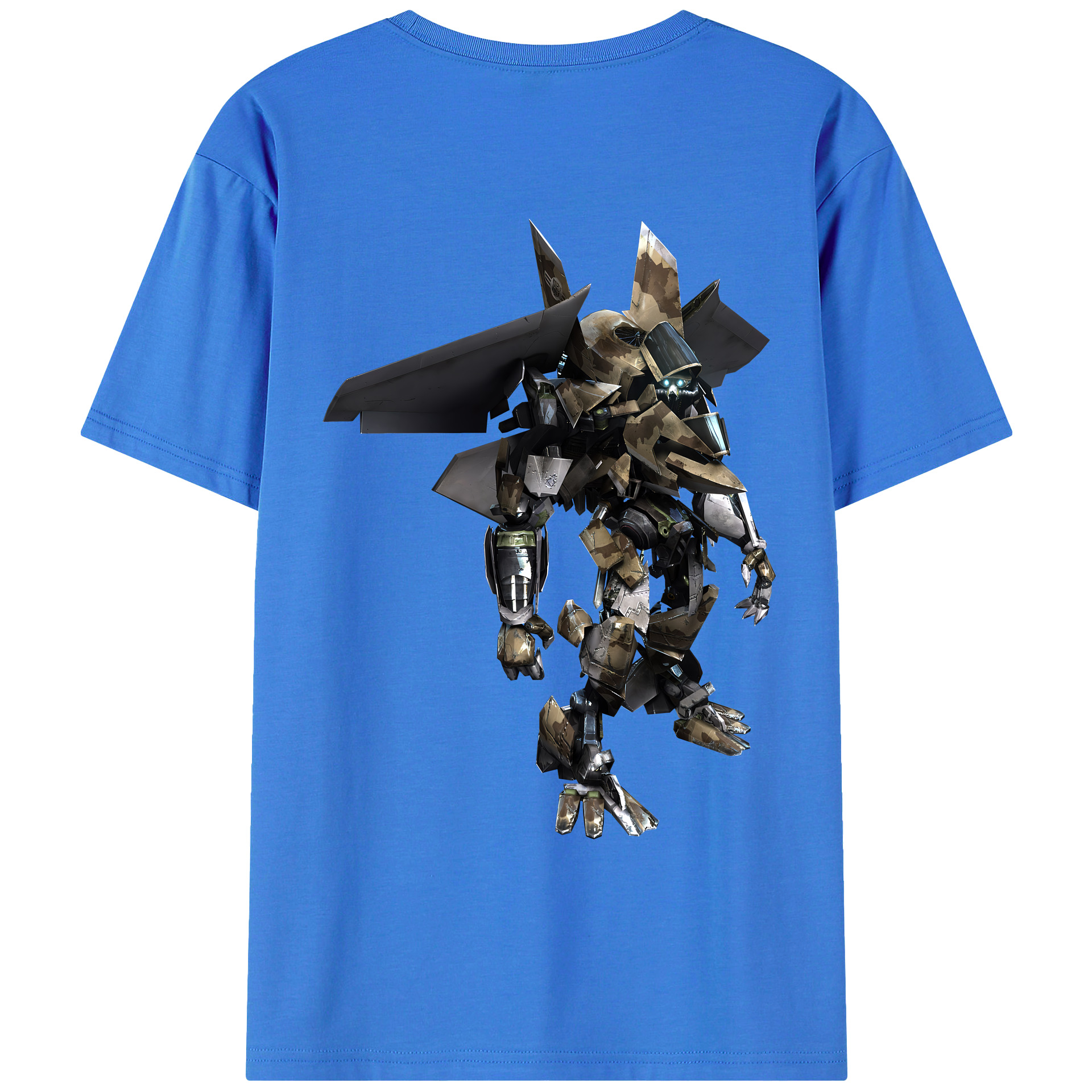 （画像用） Transformers トランスフォーマー 綿100％ メンズ半袖Tシャツ（バックプリント） 通気性
