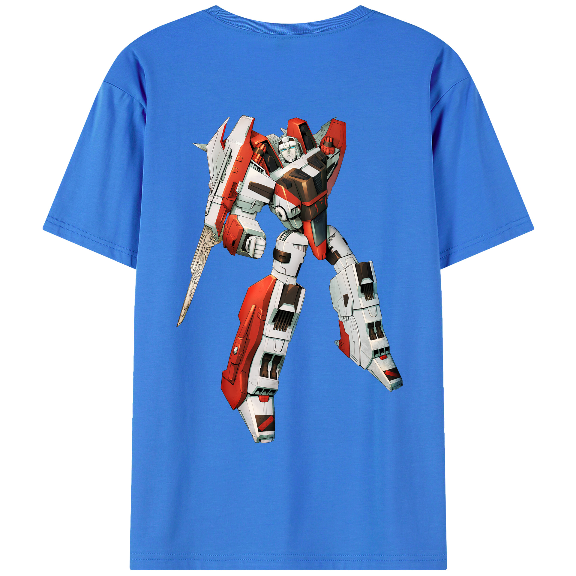 （画像用） Transformers トランスフォーマー 綿100％ メンズ半袖Tシャツ（バックプリント） 通気性