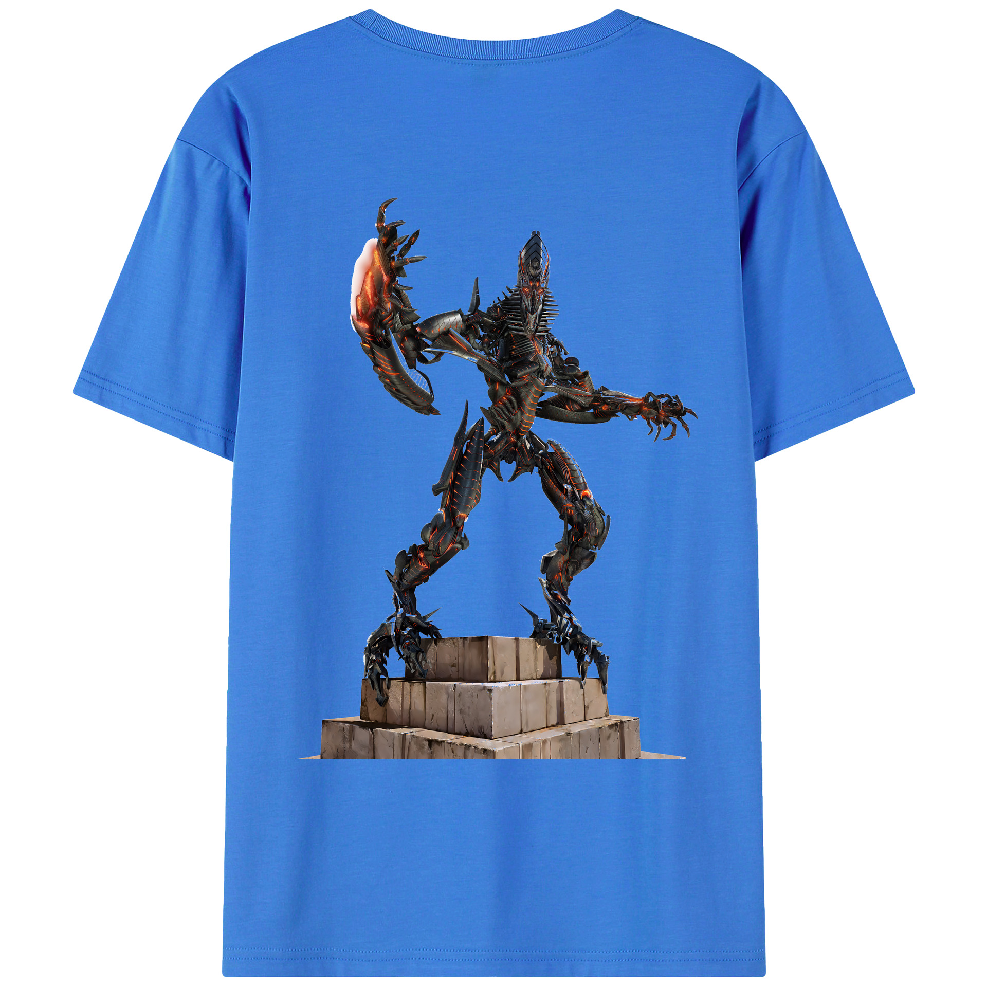 （画像用） Transformers トランスフォーマー 綿100％ メンズ半袖Tシャツ（バックプリント） 通気性