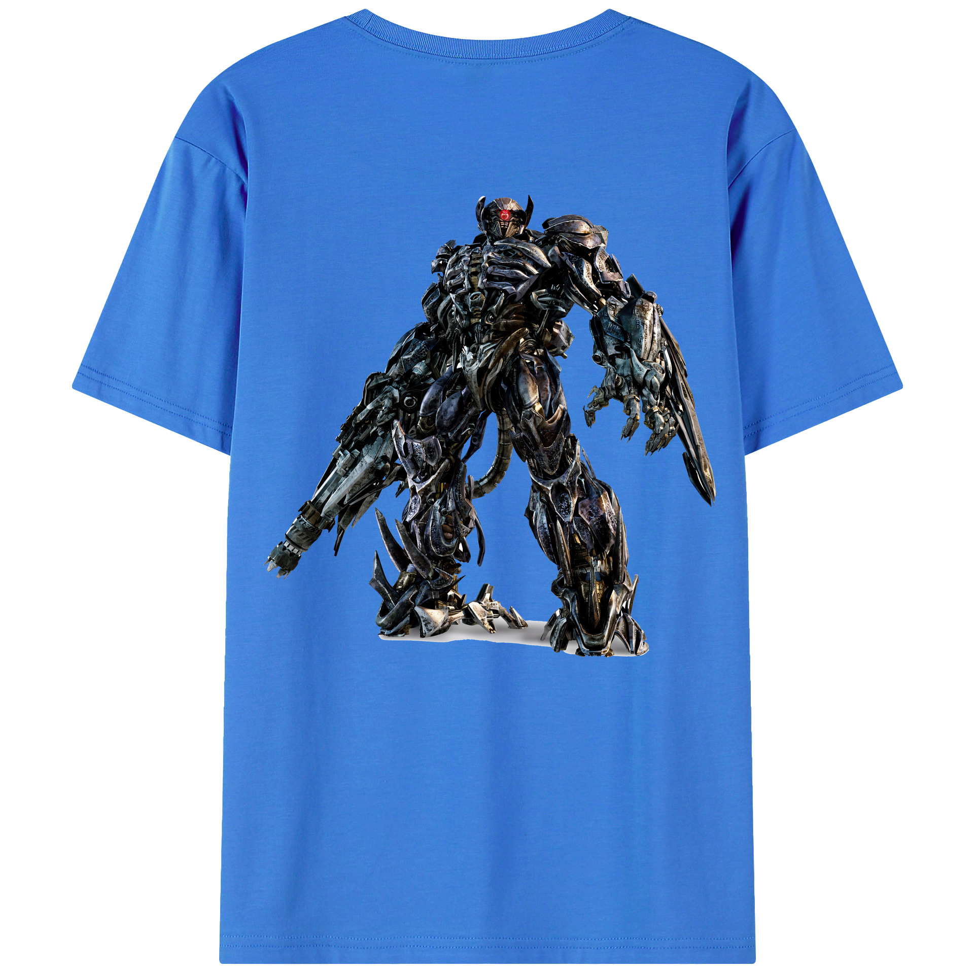 （画像用） Transformers トランスフォーマー 綿100％ メンズ半袖Tシャツ（バックプリント） 通気性