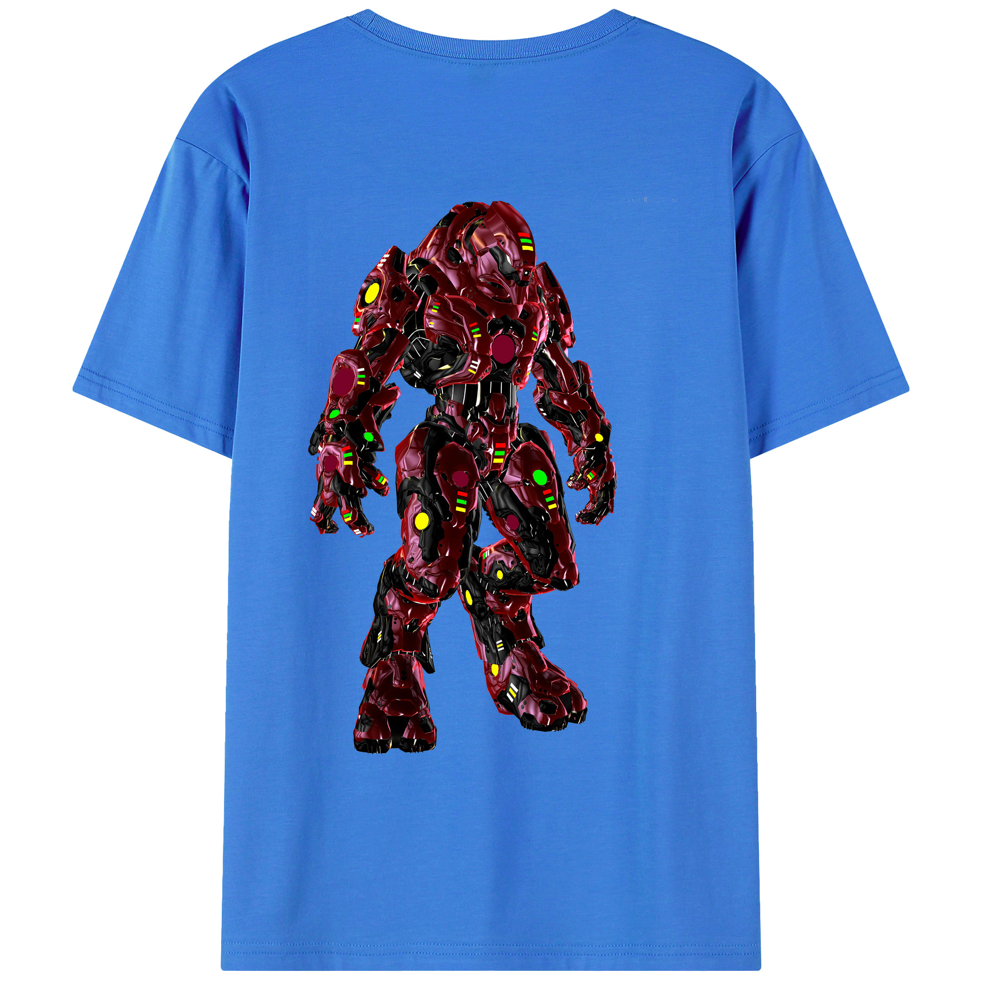 （画像用） Transformers トランスフォーマー 綿100％ メンズ半袖Tシャツ（バックプリント） 通気性