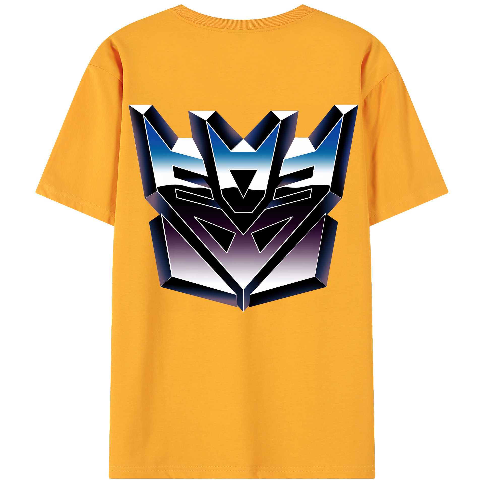（画像用） Transformers トランスフォーマー 綿100％ メンズ半袖Tシャツ（バックプリント） 通気性