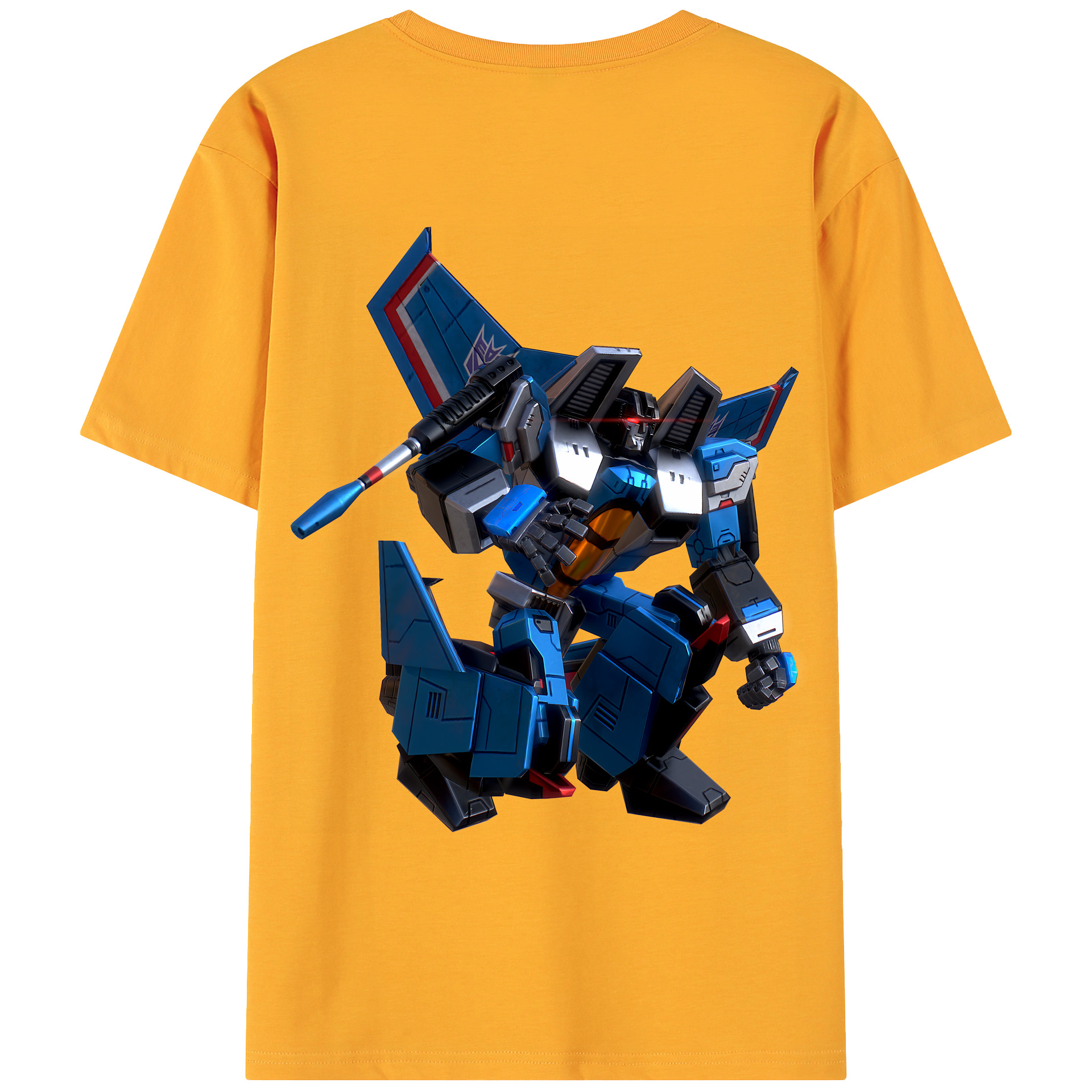 （画像用） Transformers トランスフォーマー 綿100％ メンズ半袖Tシャツ（バックプリント） 通気性
