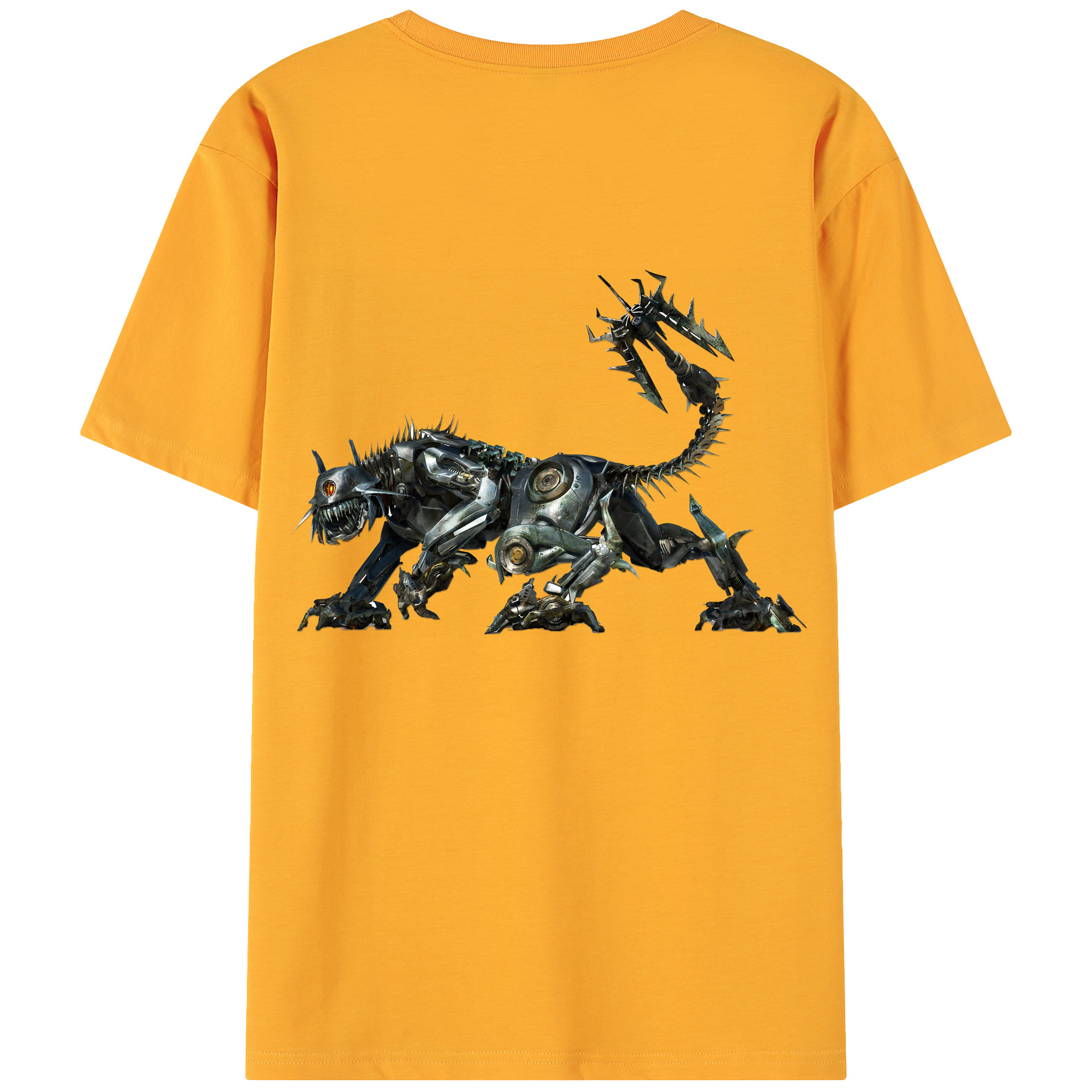 （画像用） Transformers トランスフォーマー 綿100％ メンズ半袖Tシャツ（バックプリント） 通気性