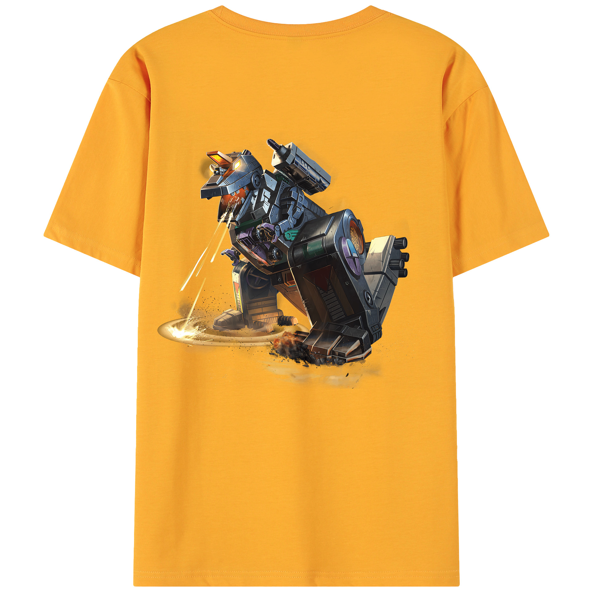 （画像用） Transformers トランスフォーマー 綿100％ メンズ半袖Tシャツ（バックプリント） 通気性