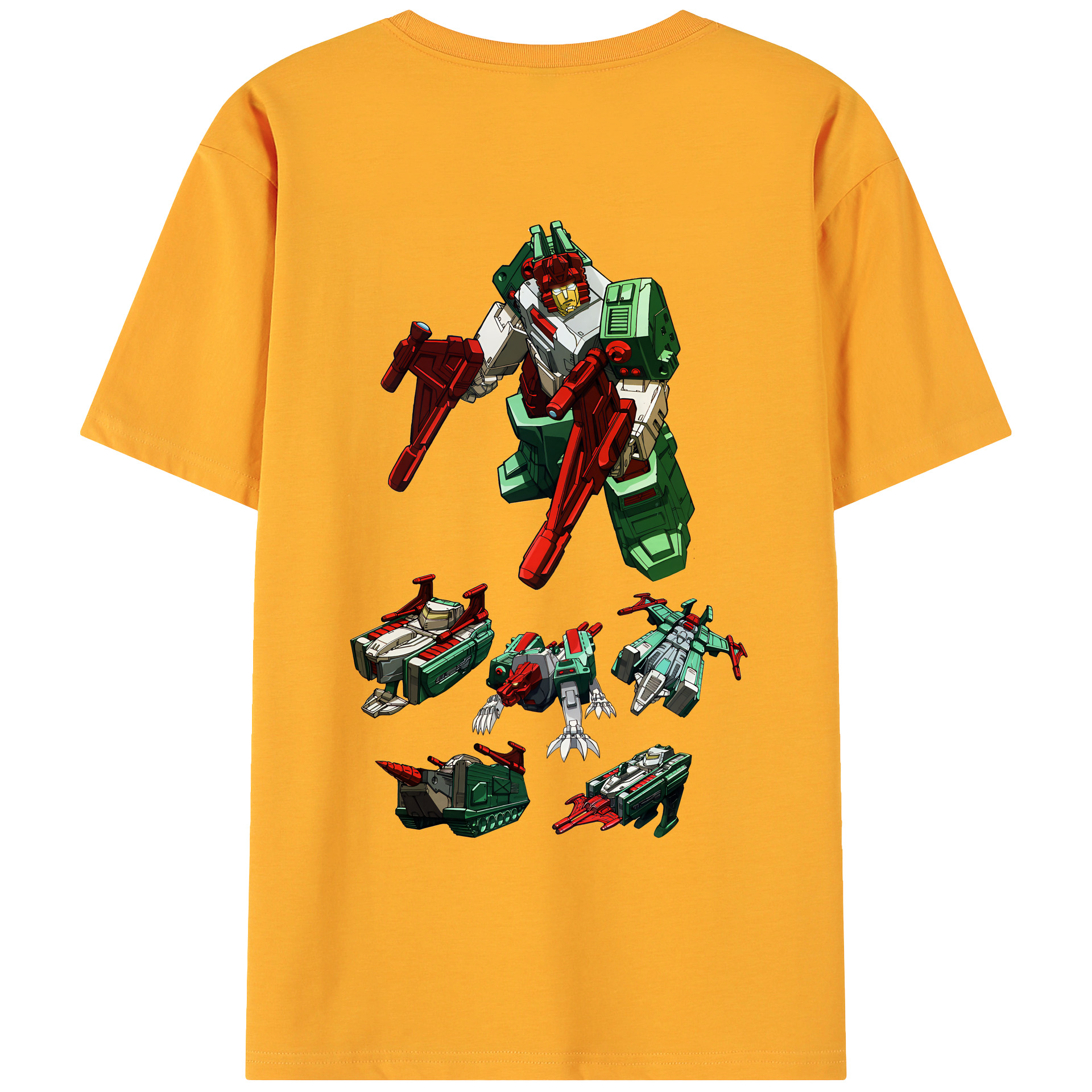 （画像用） Transformers トランスフォーマー 綿100％ メンズ半袖Tシャツ（バックプリント） 通気性