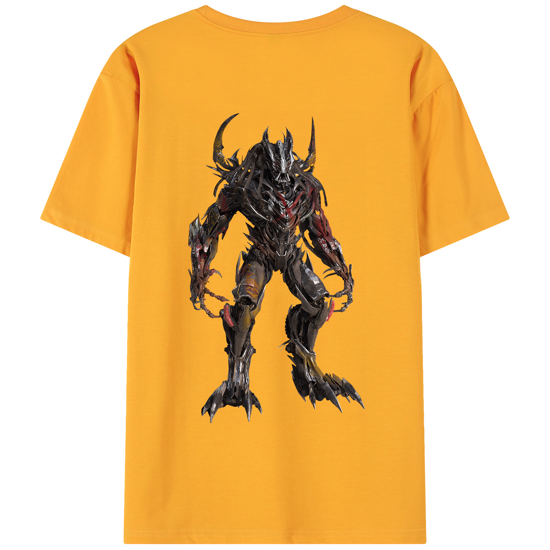 （画像用） Transformers トランスフォーマー 綿100％ メンズ半袖Tシャツ（バックプリント） 通気性