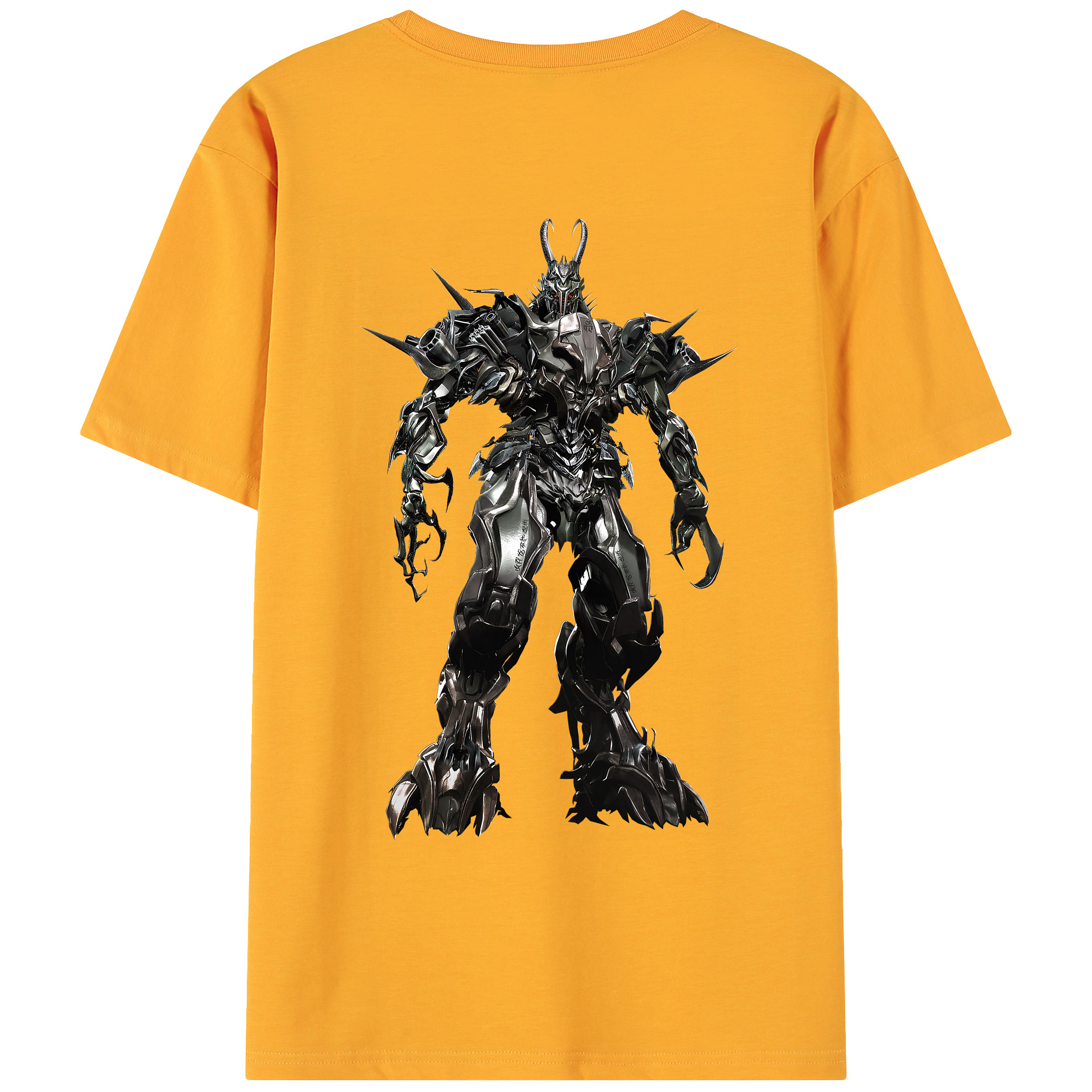 （画像用） Transformers トランスフォーマー 綿100％ メンズ半袖Tシャツ（バックプリント） 通気性
