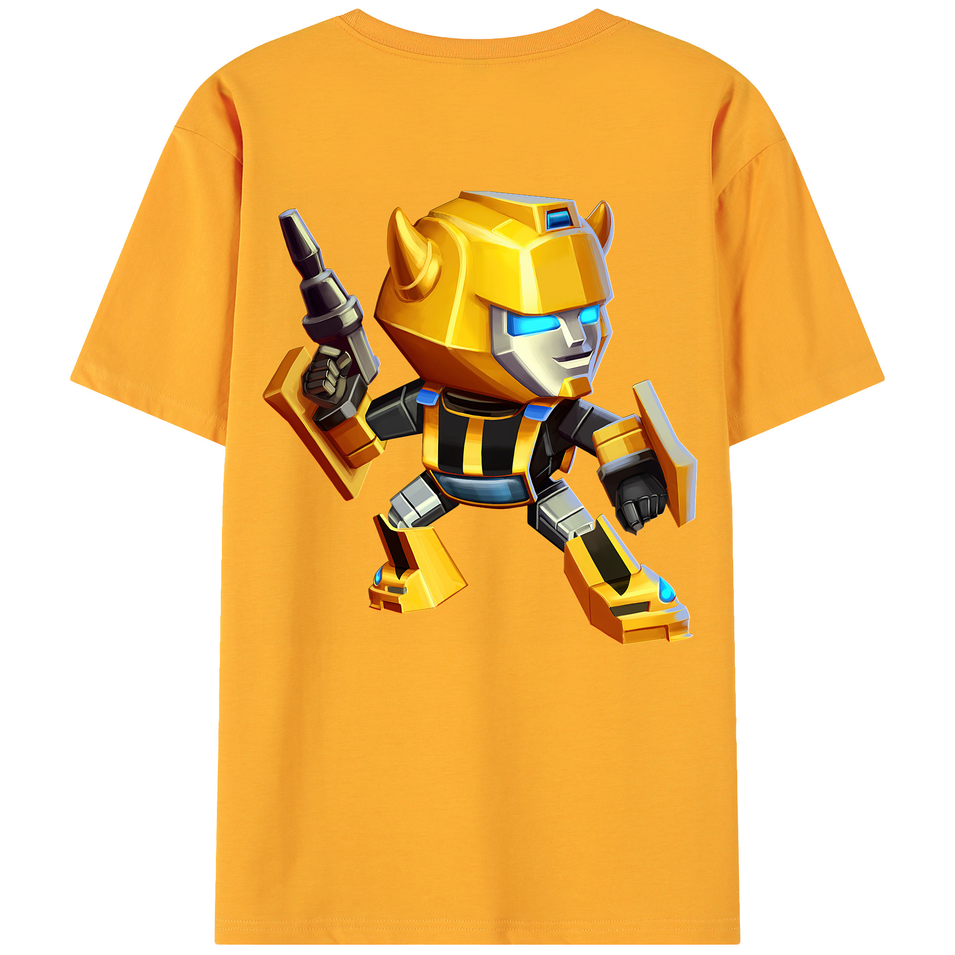 （画像用） Transformers トランスフォーマー 綿100％ メンズ半袖Tシャツ（バックプリント） 通気性