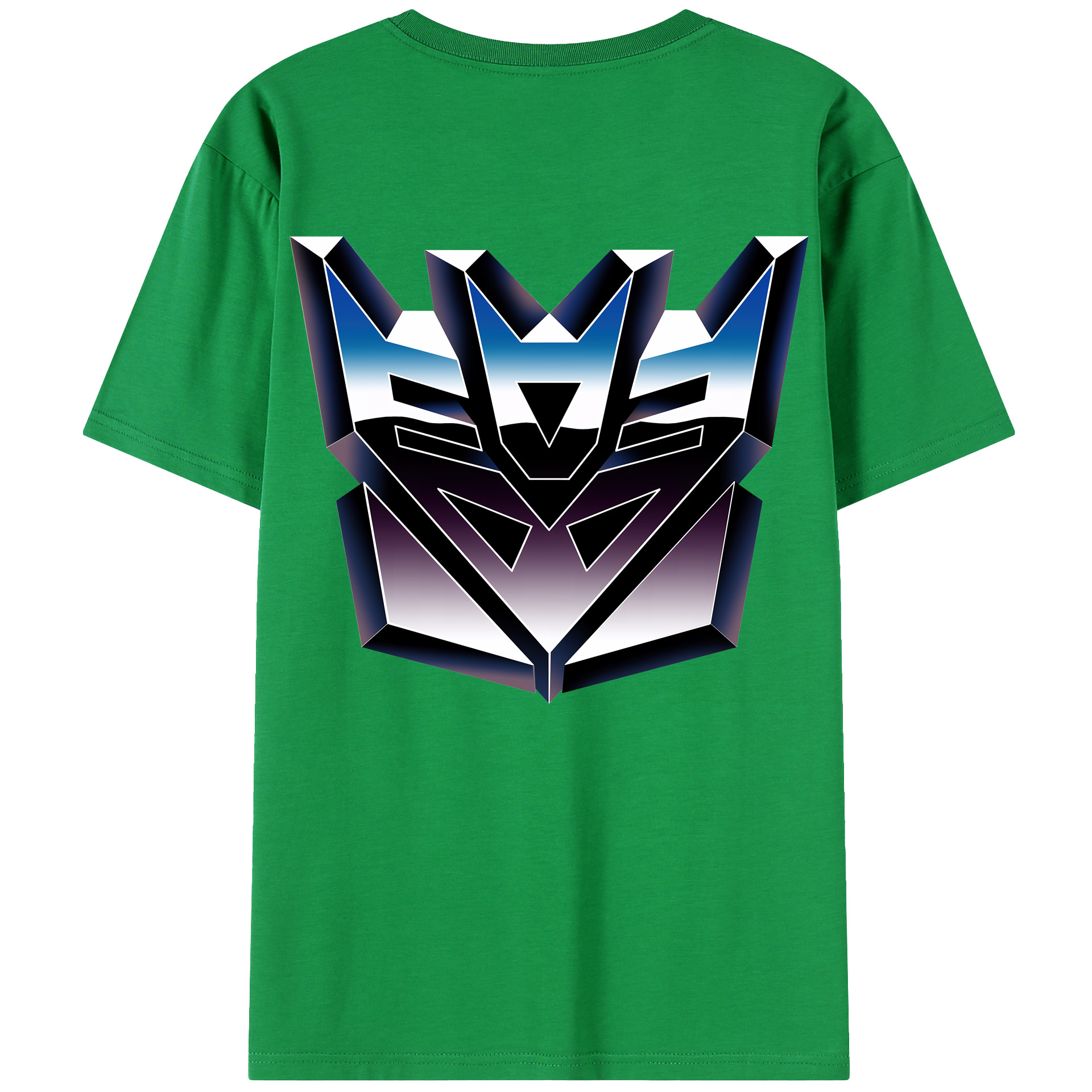 （画像用） Transformers トランスフォーマー 綿100％ メンズ半袖Tシャツ（バックプリント） 通気性