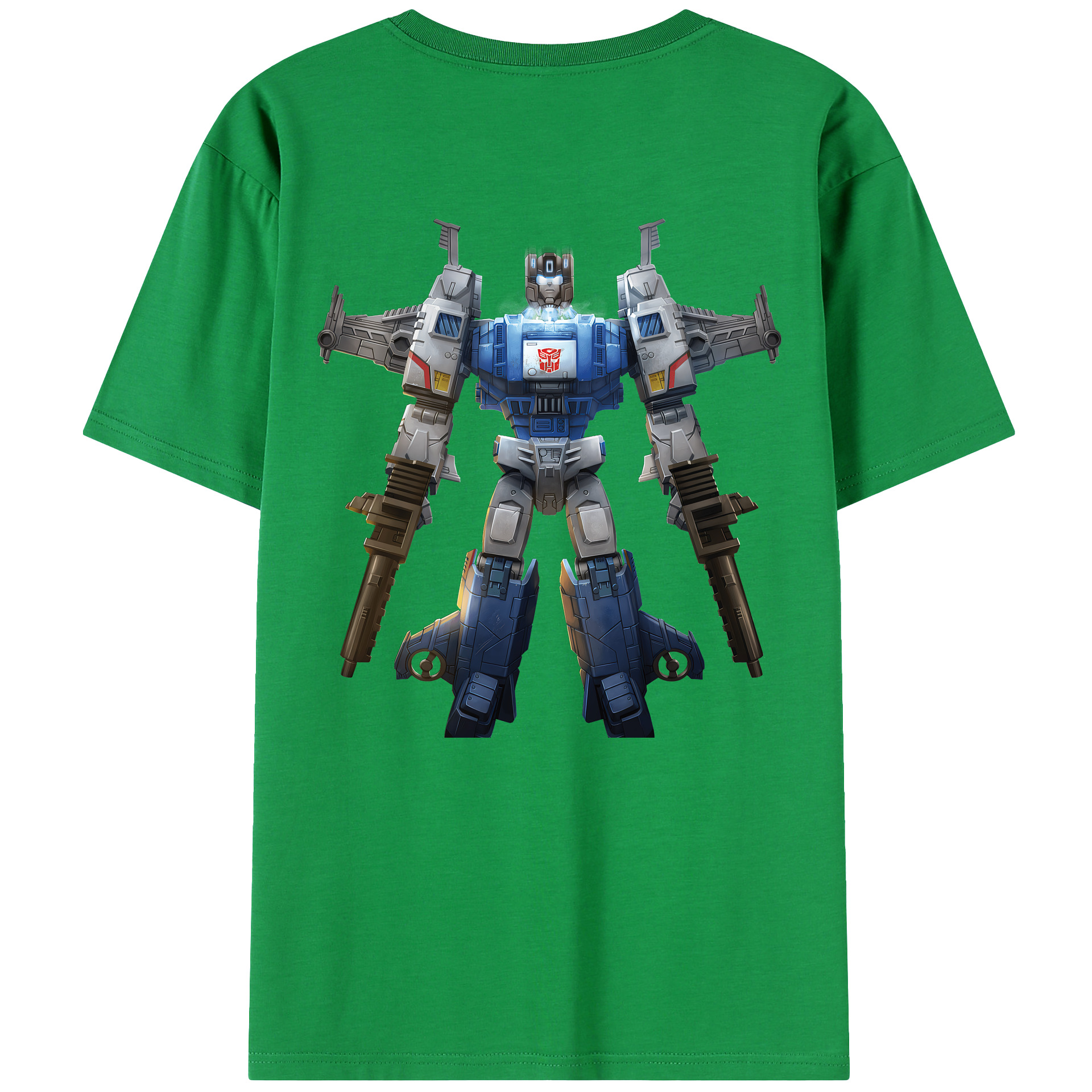 （画像用） Transformers トランスフォーマー 綿100％ メンズ半袖Tシャツ（バックプリント） 通気性